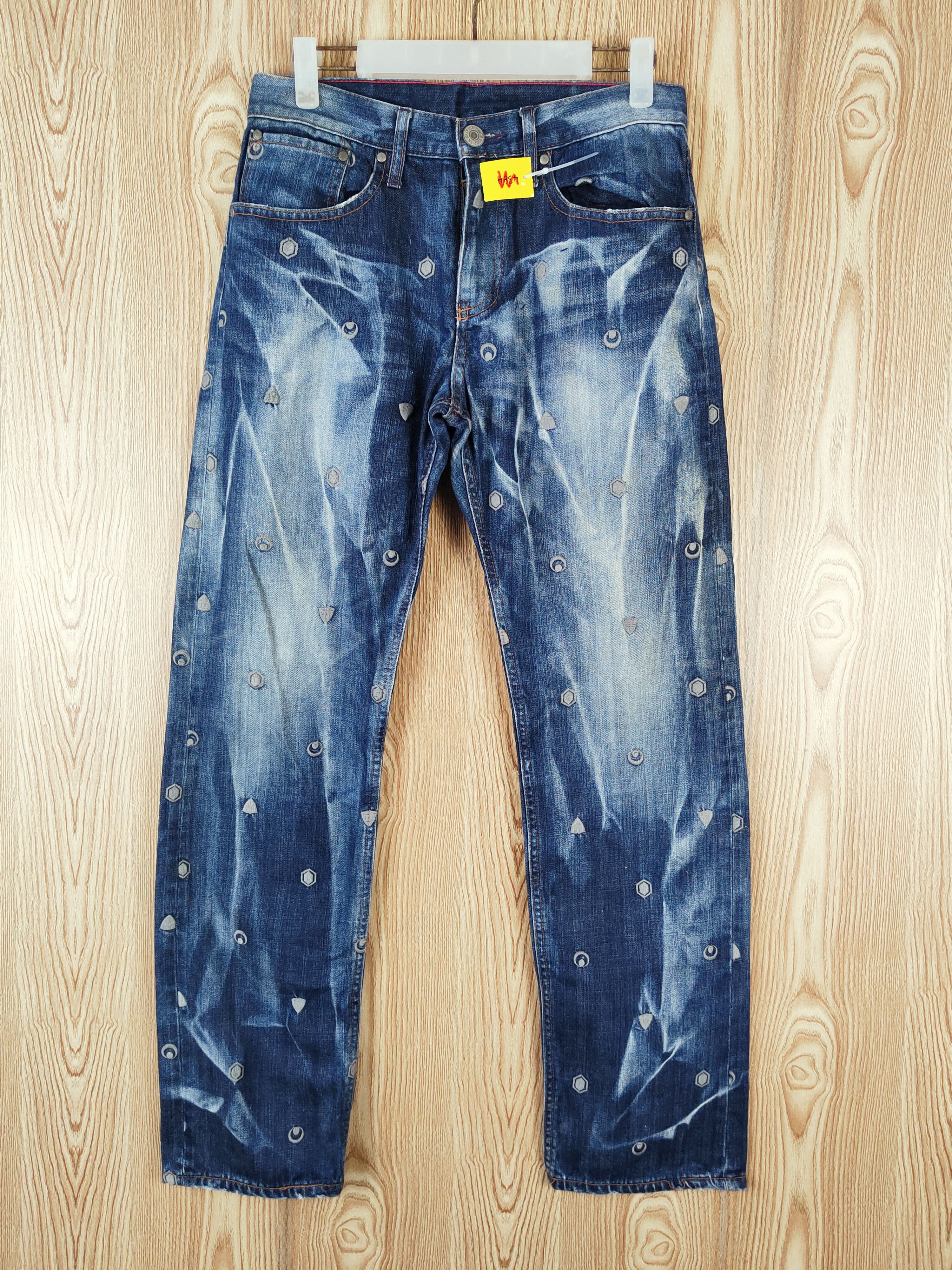 Takeo Kikuchi TK Mixpice Dark Blue Distressed Ripped Jeans #W343 Size US 30 / EU 46 - 1 Thumbnail