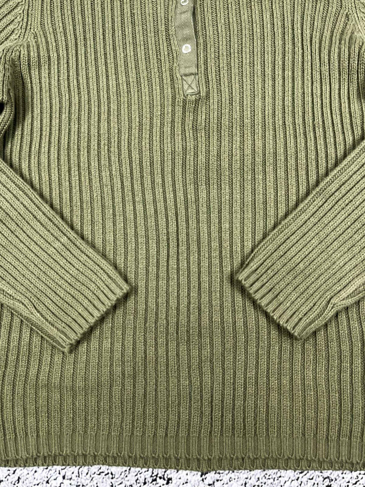 Japanese Brand Vintage Y2K ribbed 1/4 sweater 00s style streetwear Size US S / EU 44-46 / 1 - 5 Thumbnail
