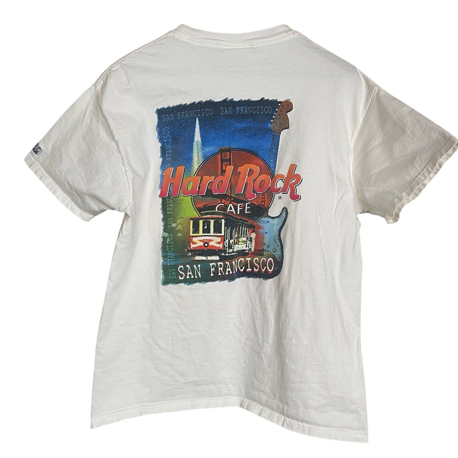 Hard Rock Cafe Vintage Y2K Hard Rock Cafe San Francisco Stamp Made in USA Size US L / EU 52-54 / 3 - 1 Thumbnail