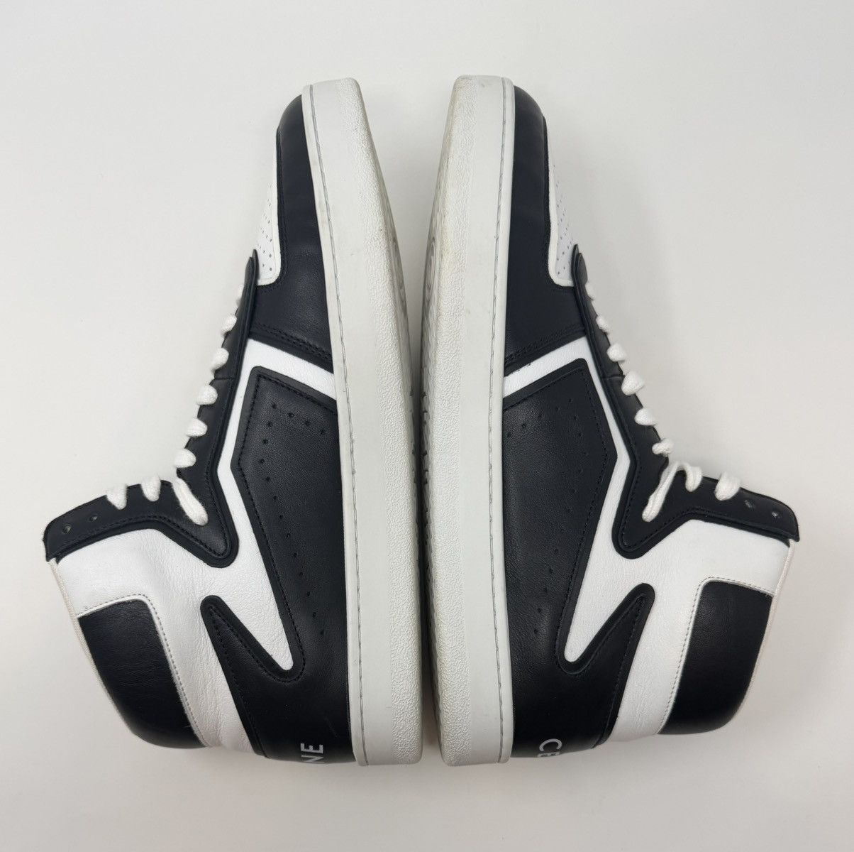 Celine Celine CT-01 Z Trainer High Top White/Black Size US 11 / EU 44 - 4 Thumbnail