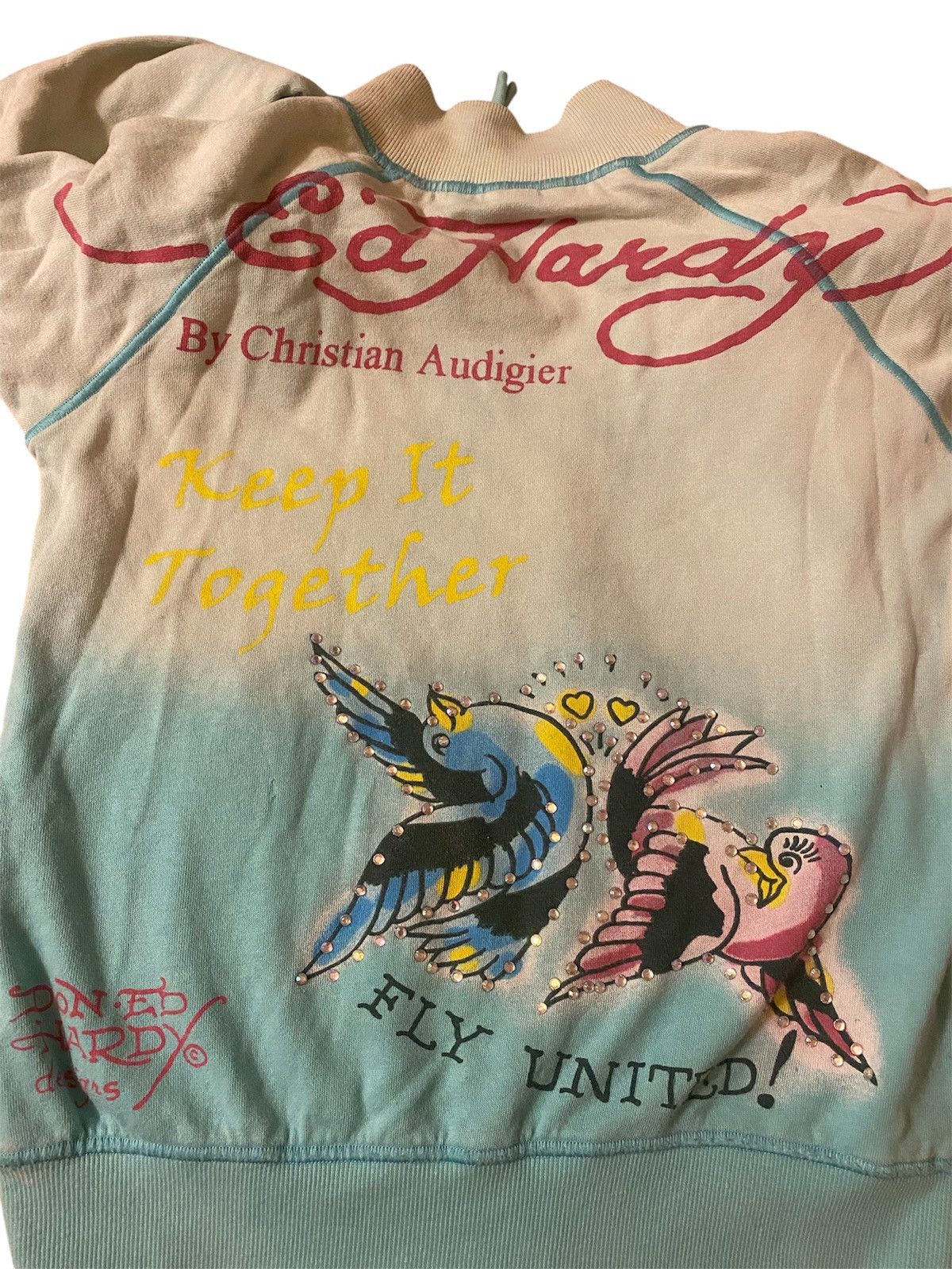 Ed Hardy Y2k Ed Hardy By Christian Audigier Jacket Size S / US 4 / IT 40 - 3 Thumbnail
