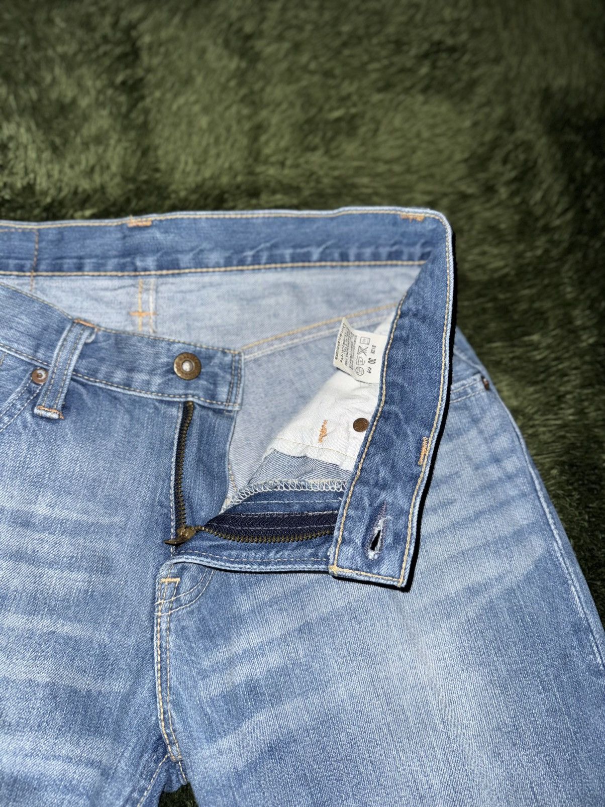 Levi's [30x14] Levi’s 502 Japan Release Zip Pocket Denim Shorts Size US 30 / EU 46 - 3 Thumbnail
