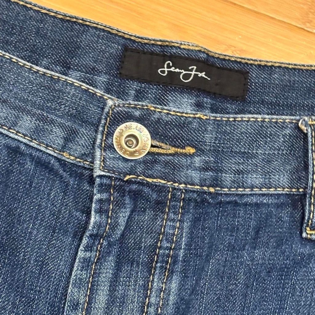 Sean John Sean John Blue Denim Shorts Size US 38 / EU 54 - 4 Thumbnail