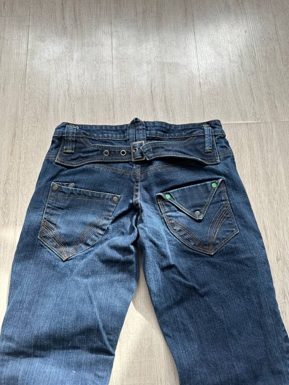 Japanese Brand Vintage Japan style flared y2k jeans Size 26" / US 2 / IT 38 - 2 Thumbnail