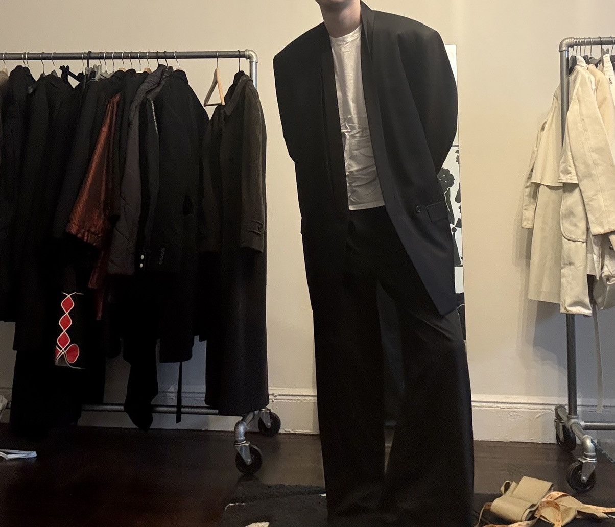 Issey Miyake Oversized Issey Miyake Folded Lapel Blazer Size 54L - 7 Thumbnail