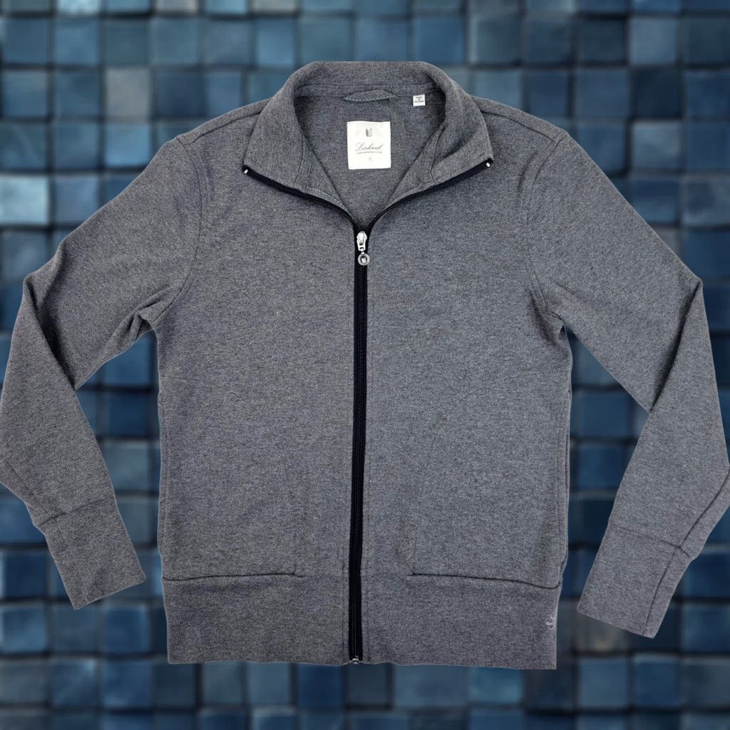Vintage Linksoul Full-Zip Golf Sweater – Men’s Small, Gray, Long Sleeve, Mock Neck, Knit, Pockets, Brand: Linksoul, Size S, Regular Fit Size US S / EU 44-46 / 1 - 1 Thumbnail