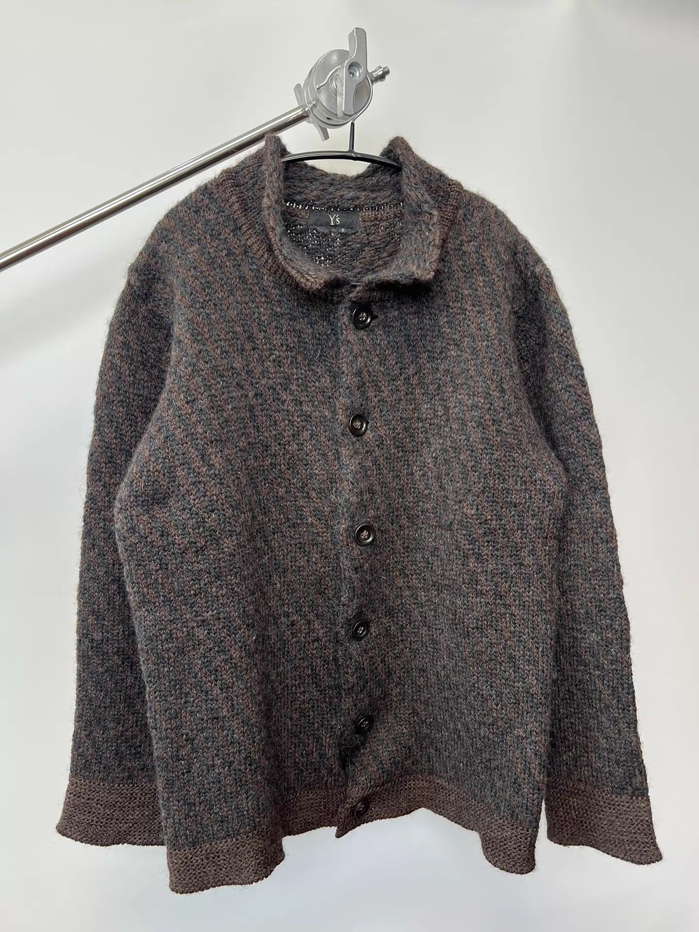 Yohji Yamamoto Yohji Yamamoto YS Colorful Knit Wool Cardigan L Size US L / EU 52-54 / 3 - 2 Thumbnail