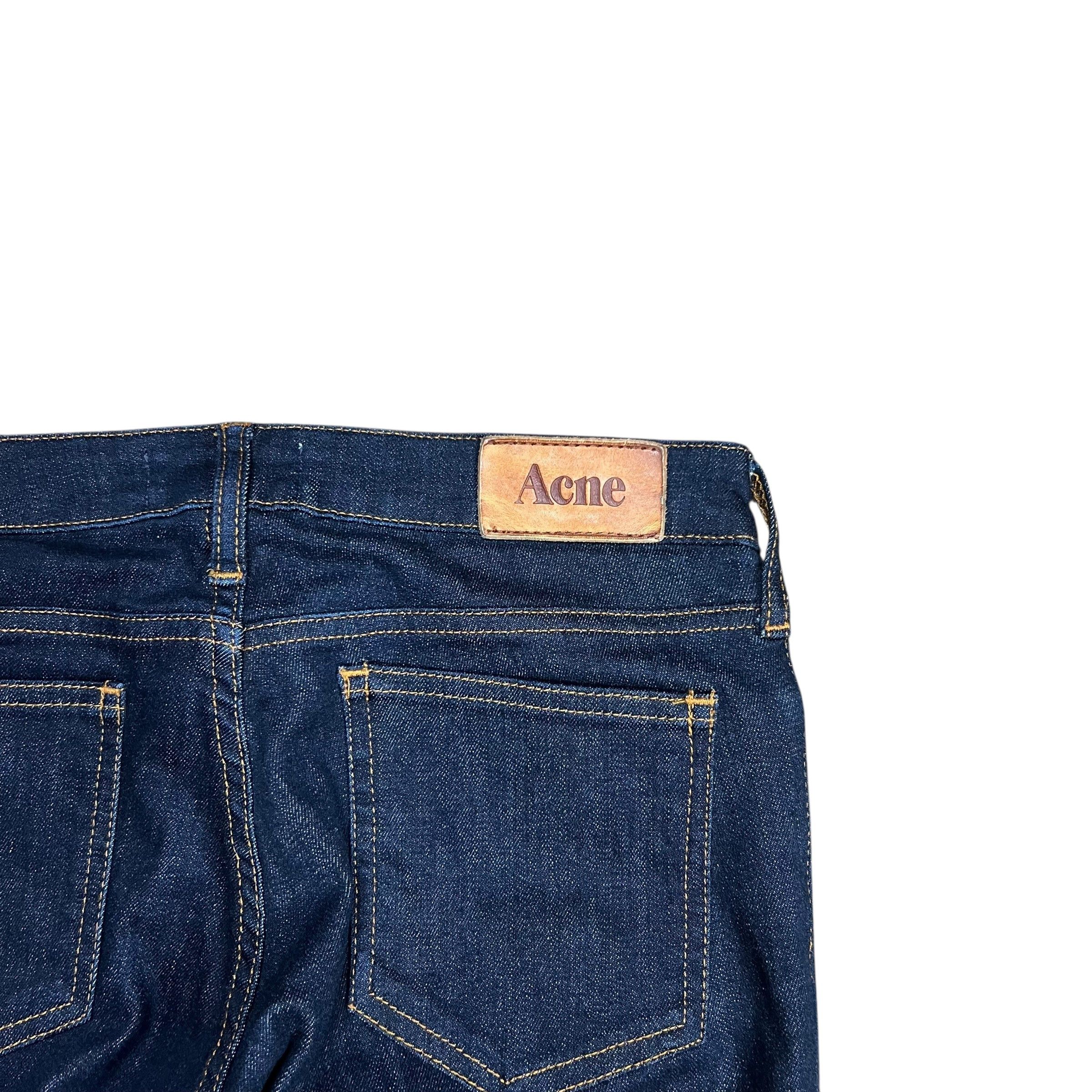 Acne Studios Acne Studios Dark Blue Skinny Jeans - 26” Size 26" / US 2 / IT 38 - 8 Thumbnail