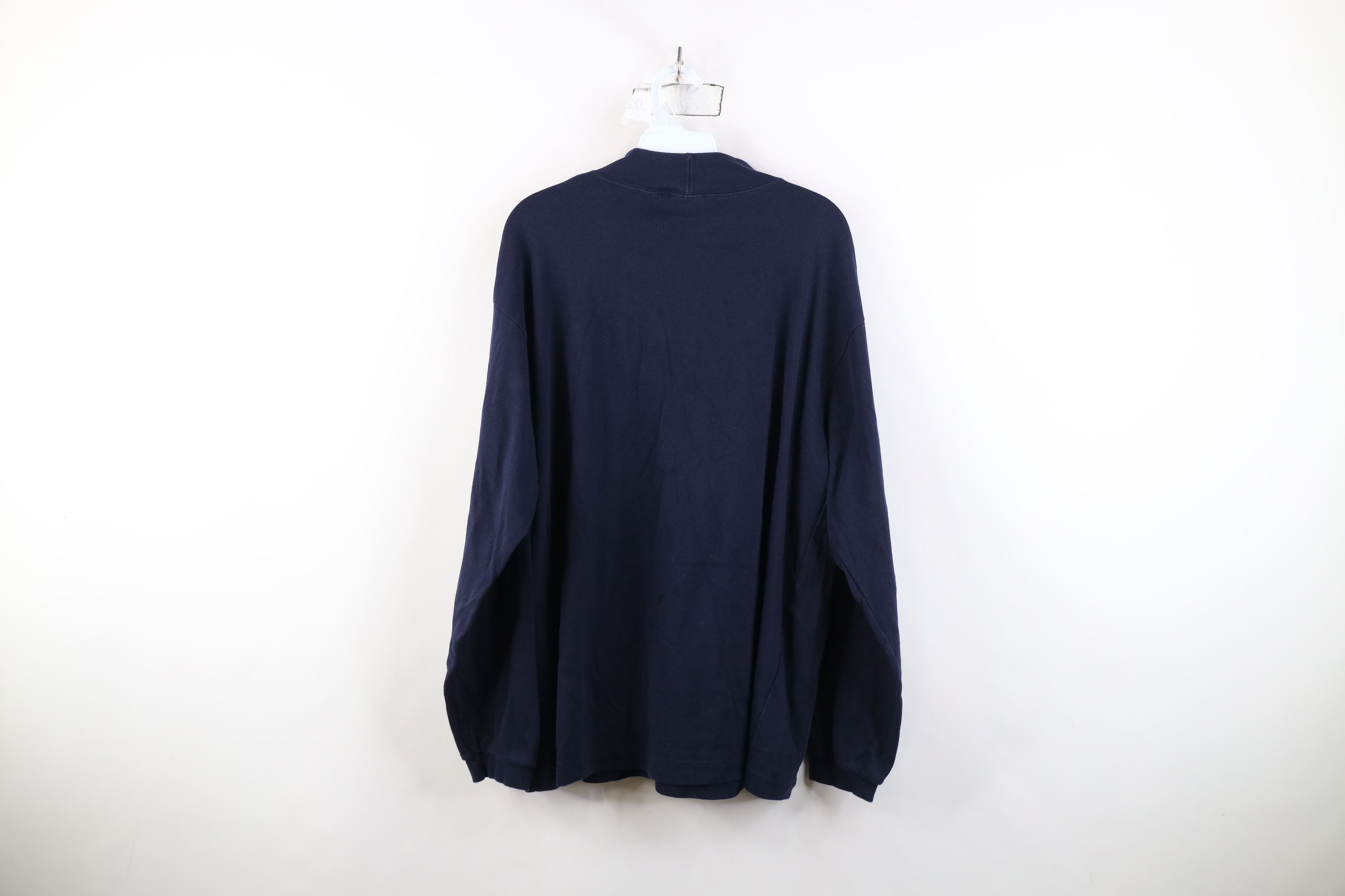 L.L. Bean Vintage 90s LL Bean Blank Mock Neck Long Sleeve T-Shirt USA Size US L / EU 52-54 / 3 - 10 Thumbnail