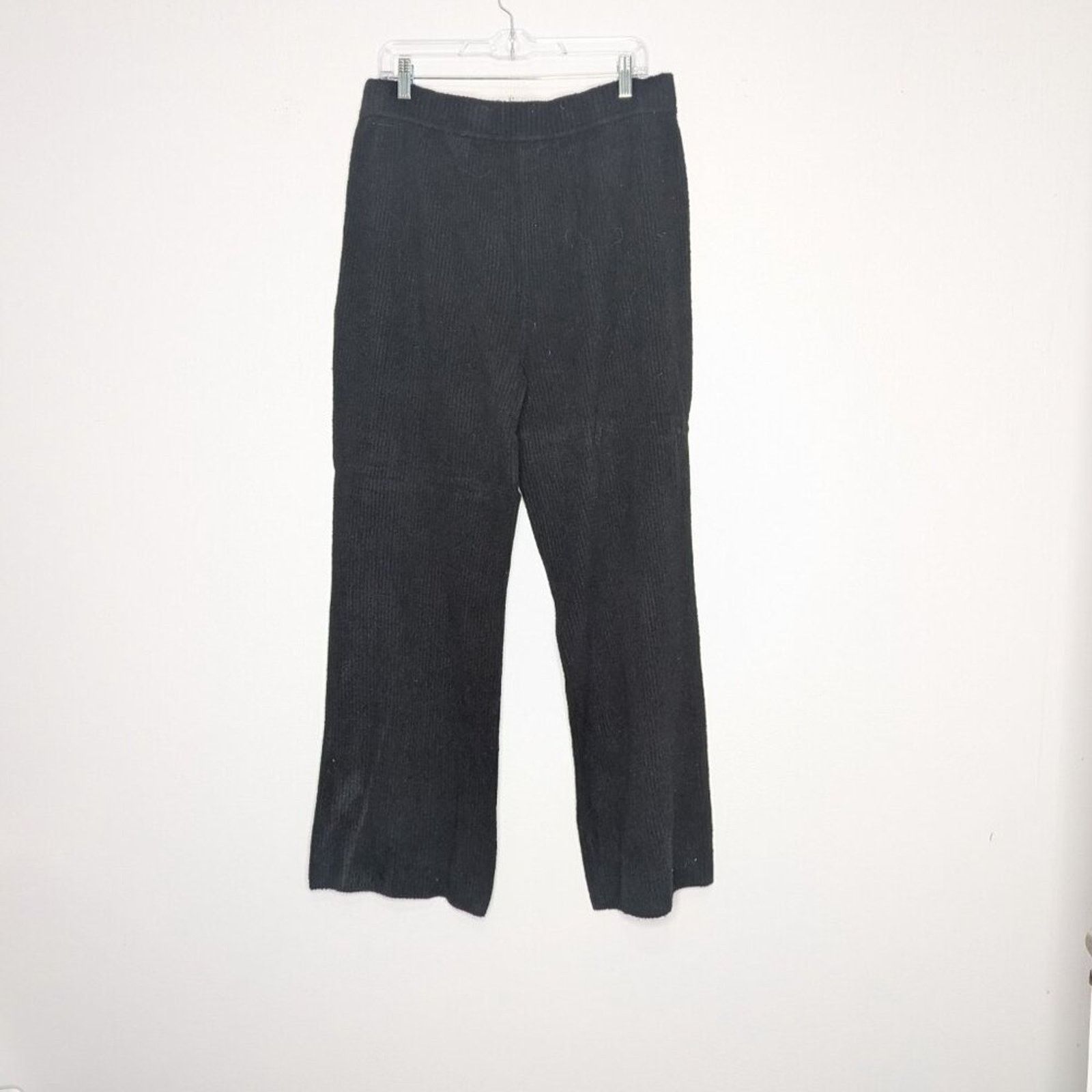 Athleta Black Felicity Cozy Pant Cashmere Blend Pockets XL