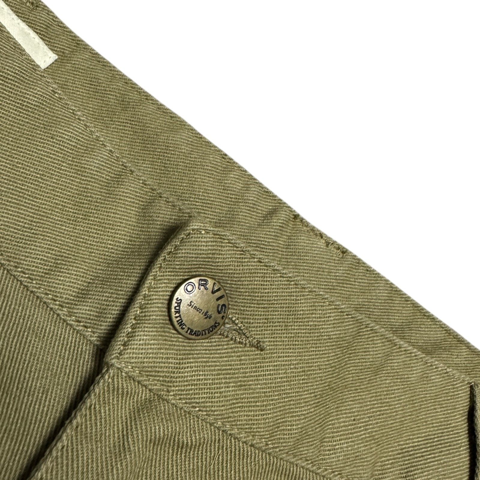 Orvis ORVIS Vintage Y2K Cotton Khaki Denim Pleated Pants XL Size US 40 / EU 56 - 6 Thumbnail