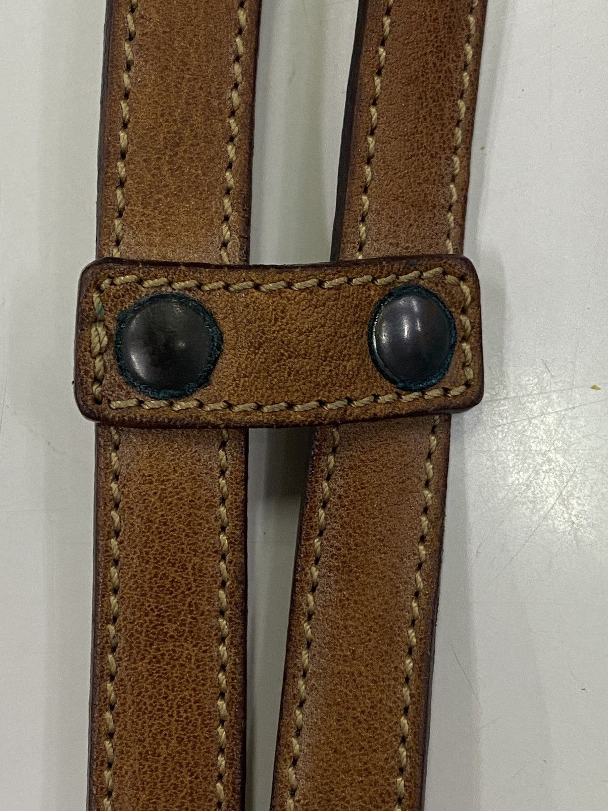 Designer × Max Mara Italian Max Mara Leather Hang Bag Size ONE SIZE - 12 Thumbnail
