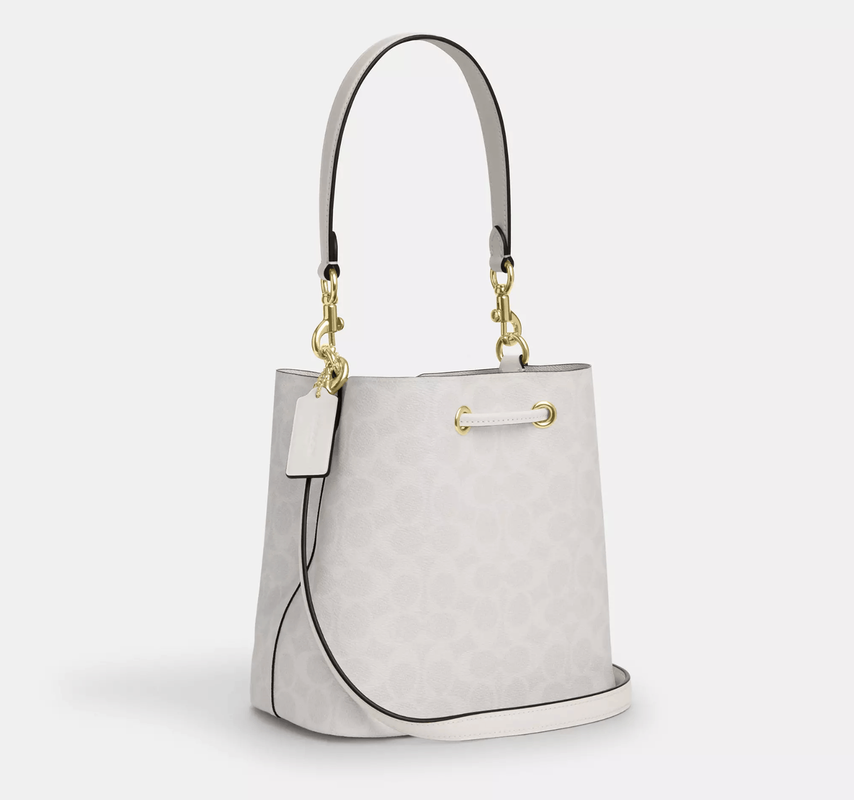 Coach NWT Coach Rowan Bucket Bag In Signature Canvas CBH07 Size ONE SIZE - 11 Thumbnail