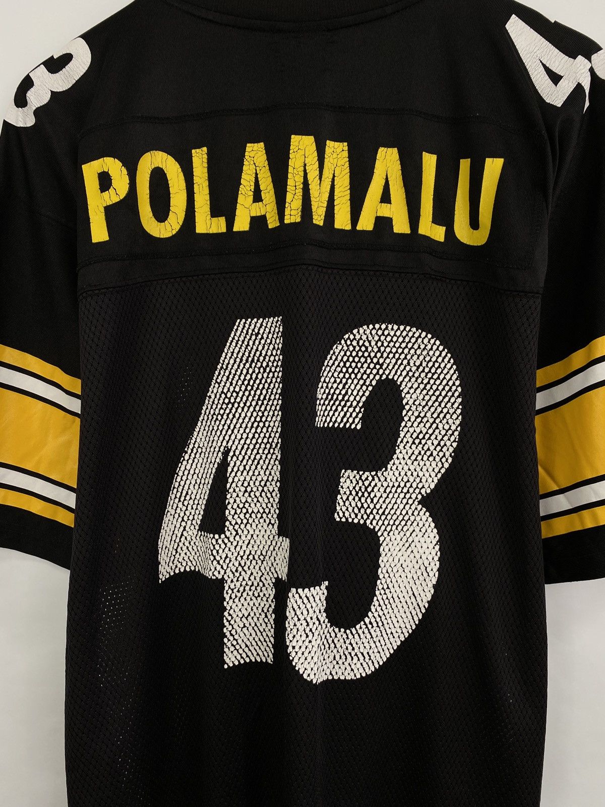 Reebok 🇺🇸 Vintage Y2K NFL Equipment Reebok Polamalu Football Jersey Size US M / EU 48-50 / 2 - 11 Thumbnail