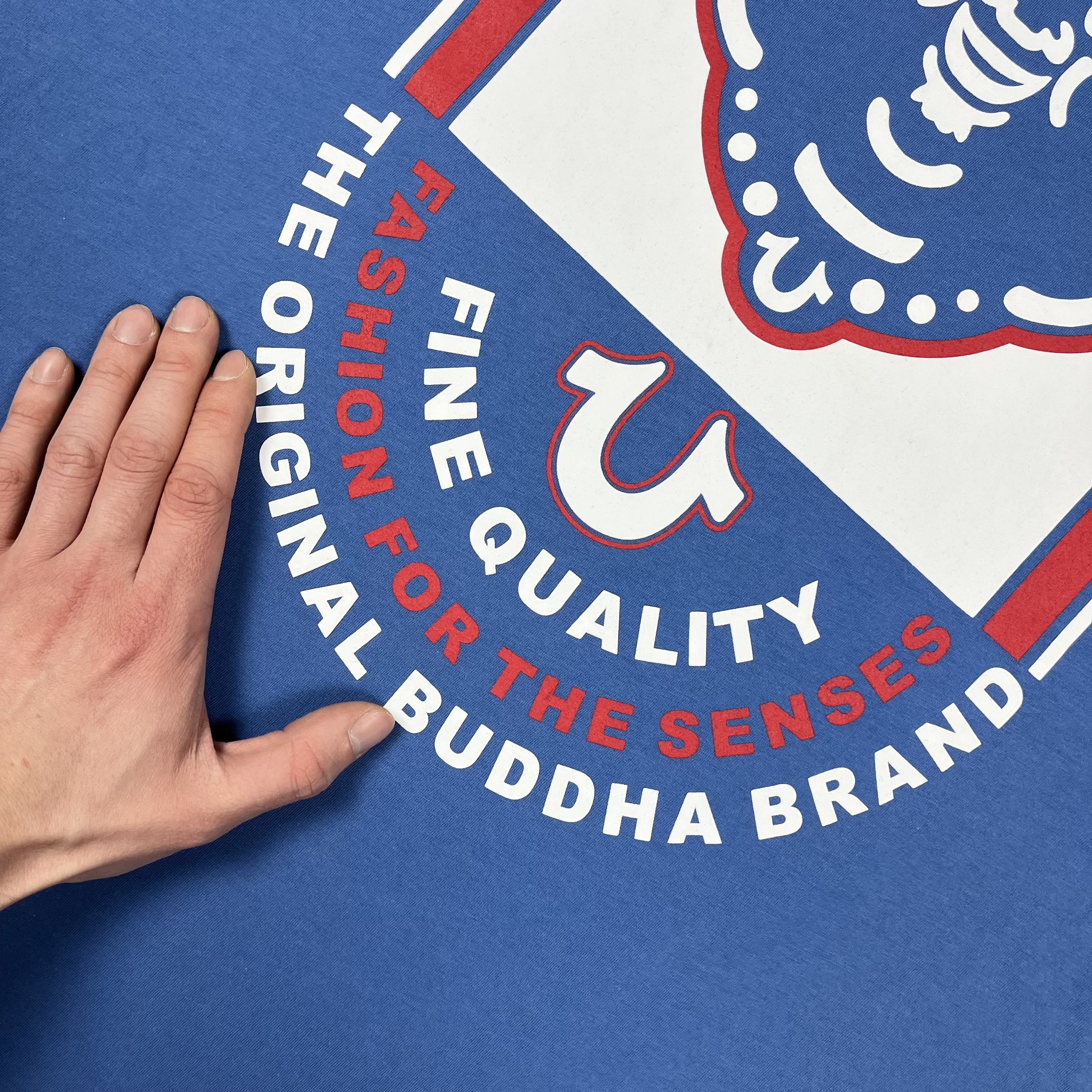 True Religion True Religion Y2K Buddha Arch Logo T Shirt Size US XL / EU 56 / 4 - 6 Thumbnail