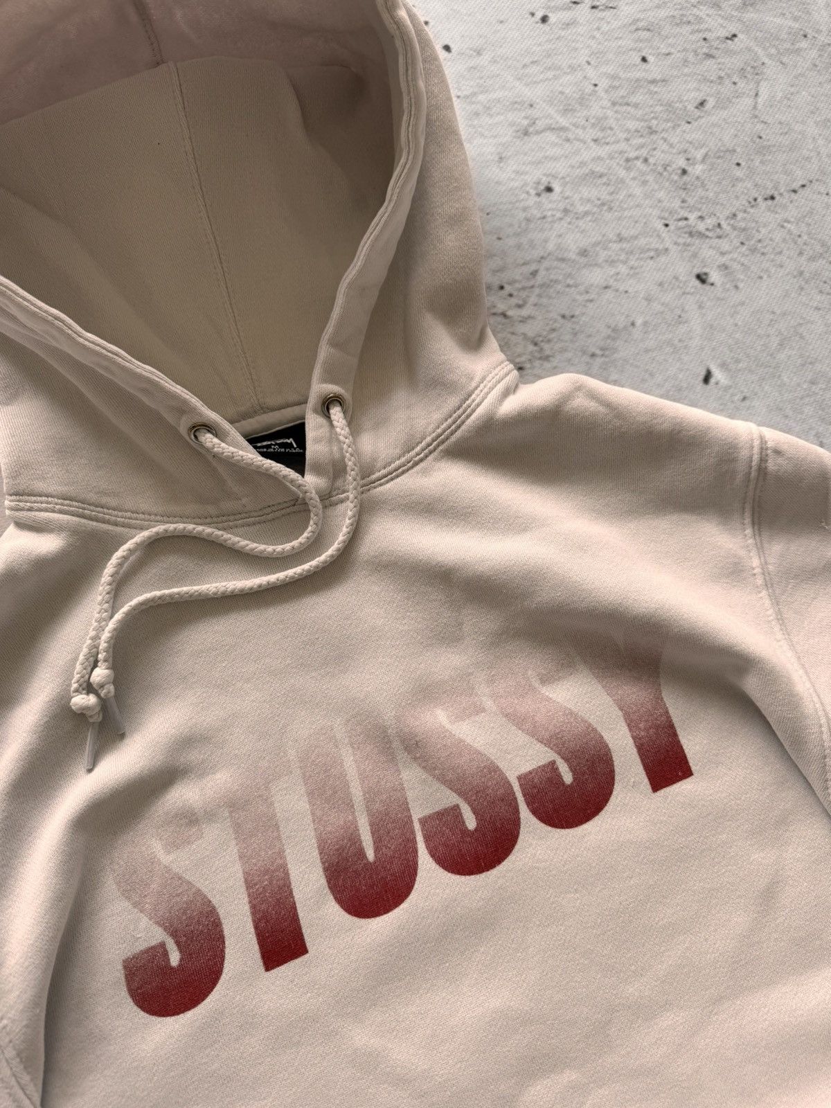 Stussy × Vintage STUSSY CENTER LOGO VINTAGE OVERSIZE HOODIE Size US M / EU 48-50 / 2 - 4 Thumbnail