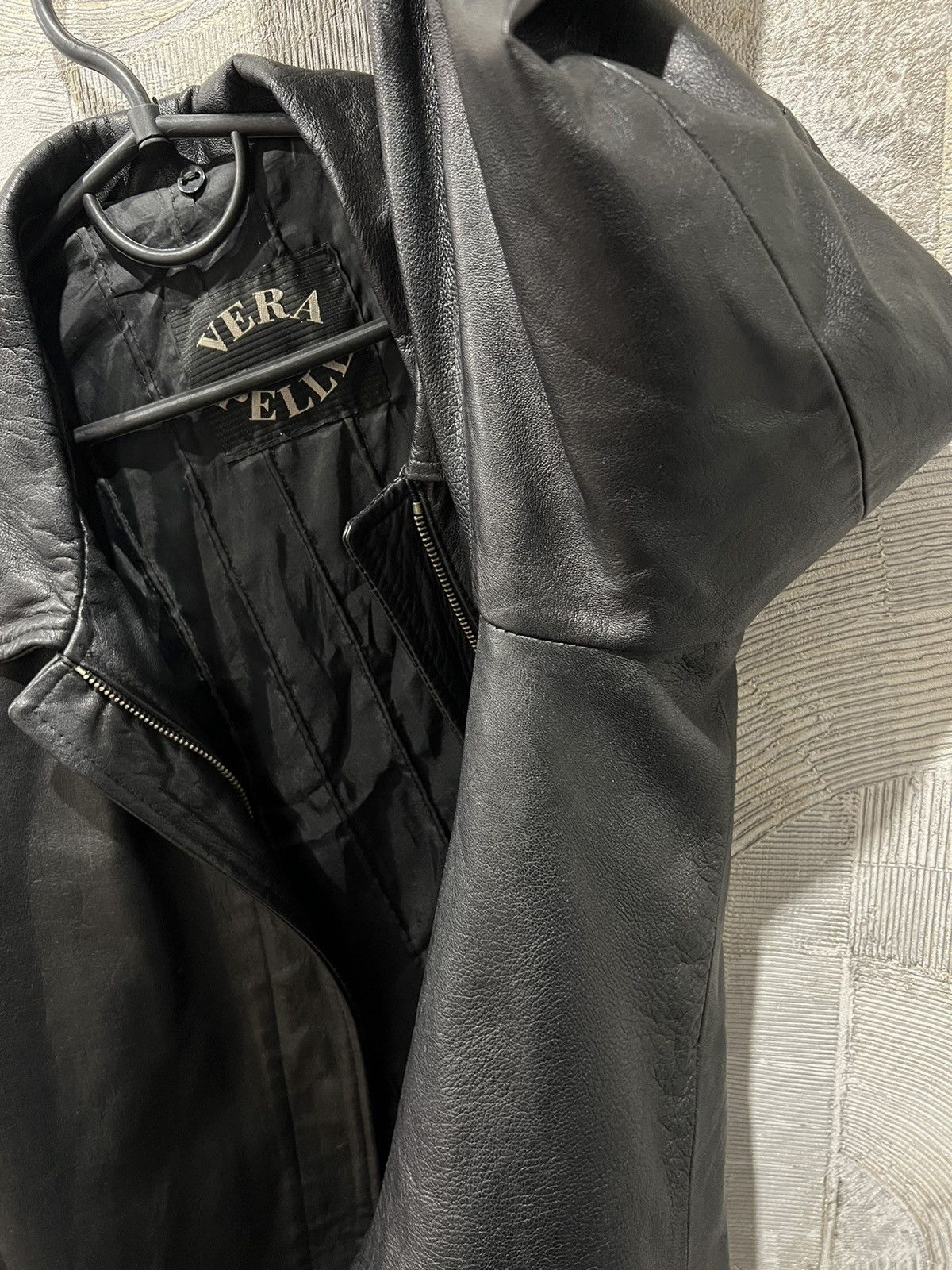 Genuine Leather × Vera Pelle Vera Pelle Real Leather Vintage Jacket Italy Soft Size US M / EU 48-50 / 2 - 14 Thumbnail