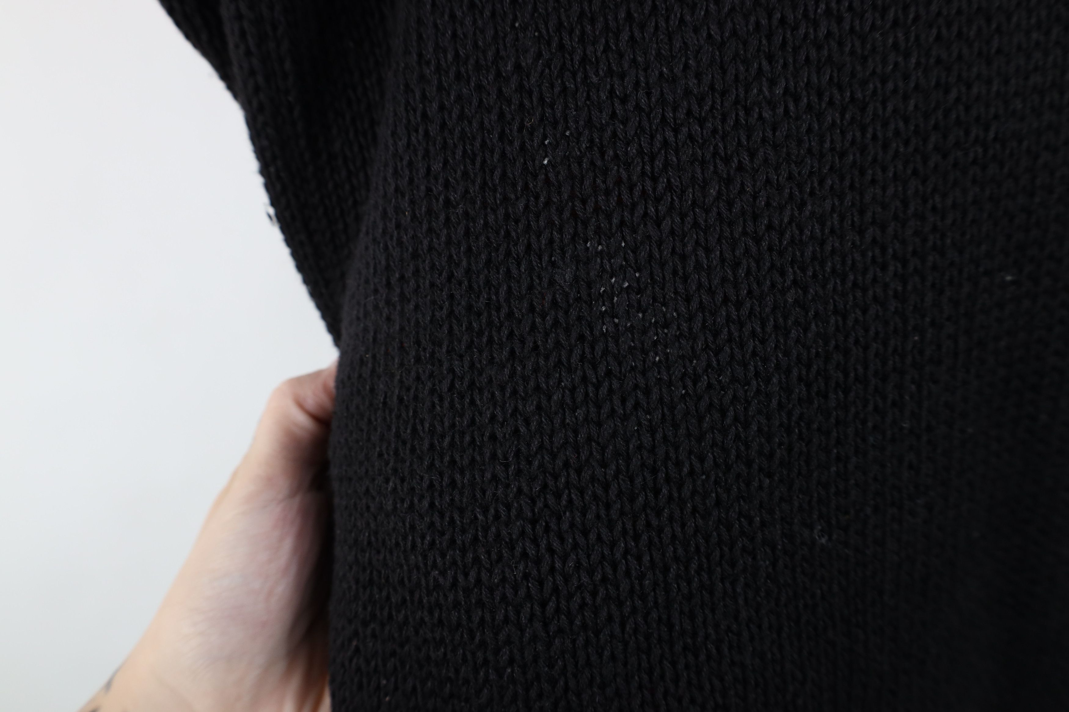 Vintage Vintage 90s Streetwear Flower Knit Sweater Oversized Size M / US 6-8 / IT 42-44 - 9 Thumbnail