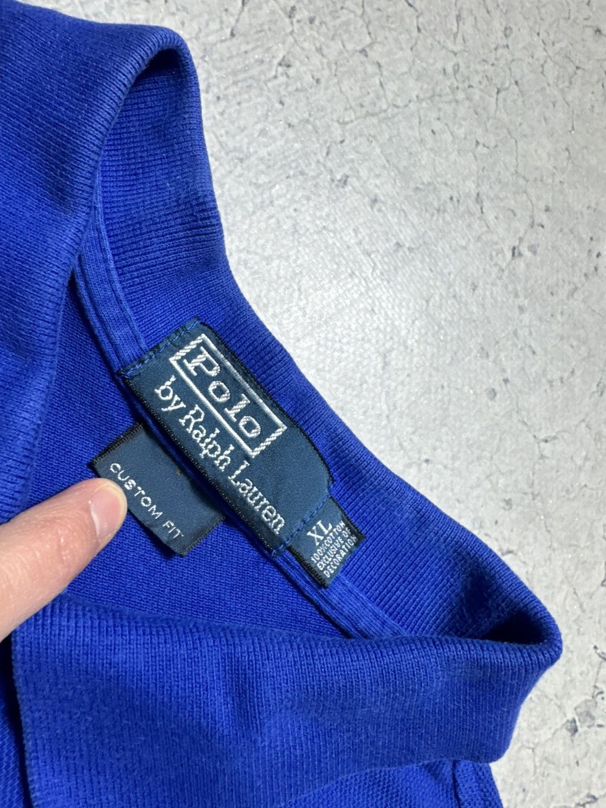 Polo Ralph Lauren Polo Ralph Lauren Big Pony Long Sleeve Blue Size XL Vintage Size US XL / EU 56 / 4 - 5 Thumbnail