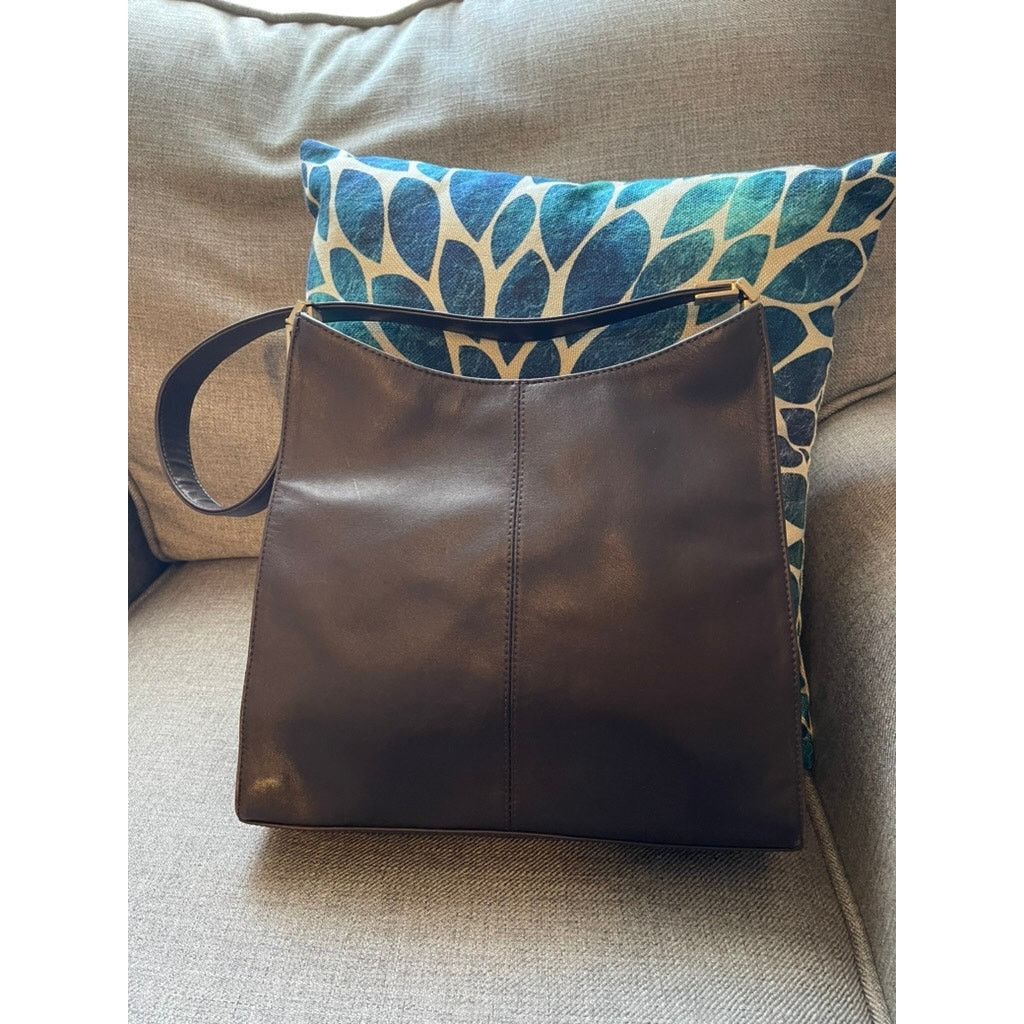 Liz Claiborne Liz Claiborne Leather Company Brown Purse Shoulder Bag Size ONE SIZE - 7 Thumbnail