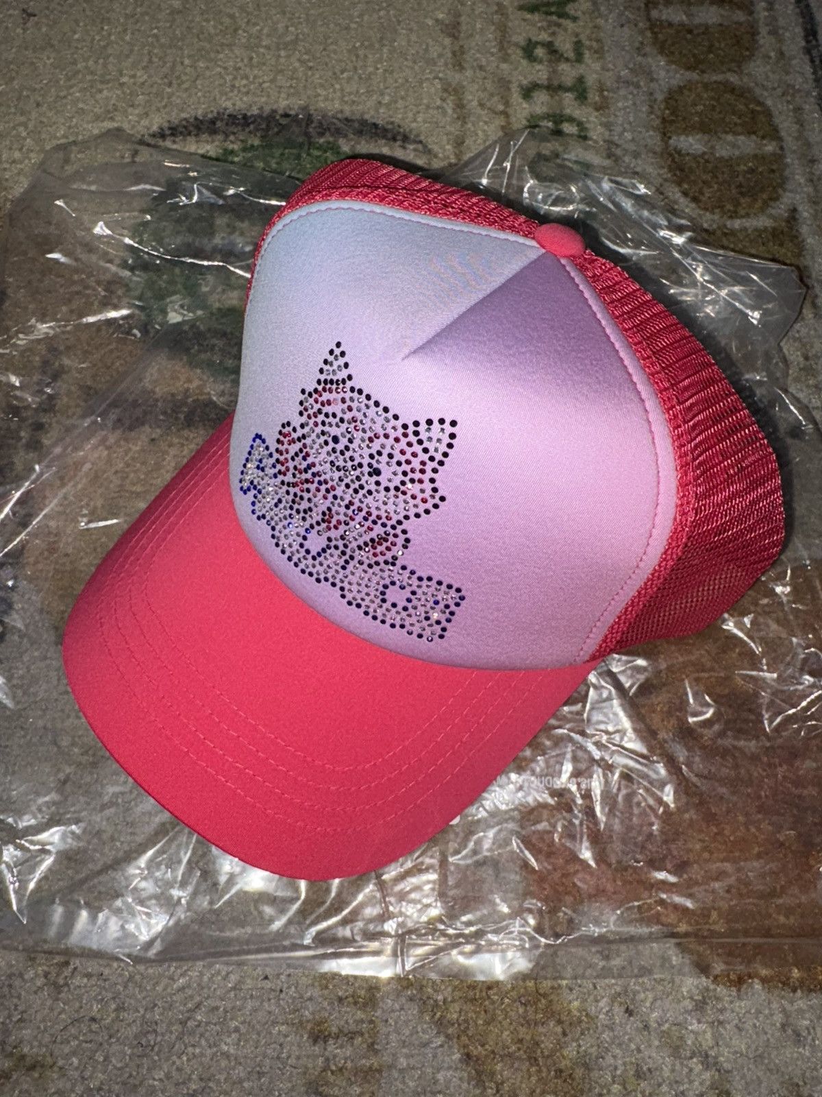Palace Palace Kitty Rhinestone Trucker Hat Size ONE SIZE - 1 Thumbnail