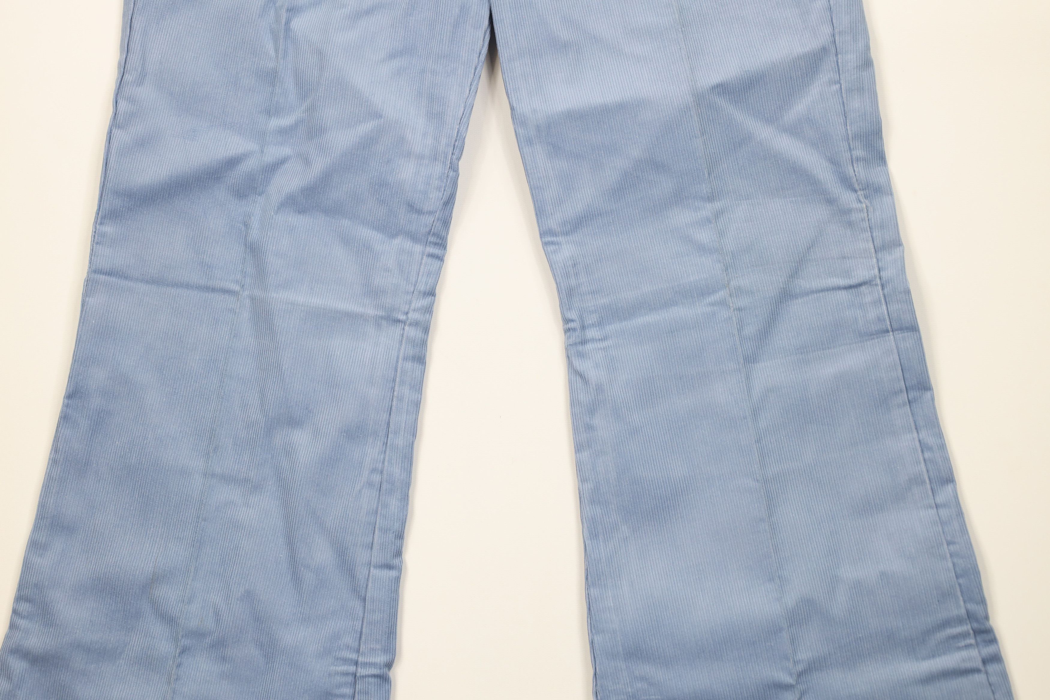 Sundek Vintage 70s Sundek Corduroy Bell Bottoms Pants Blue USA Size US 32 / EU 48 - 3 Thumbnail