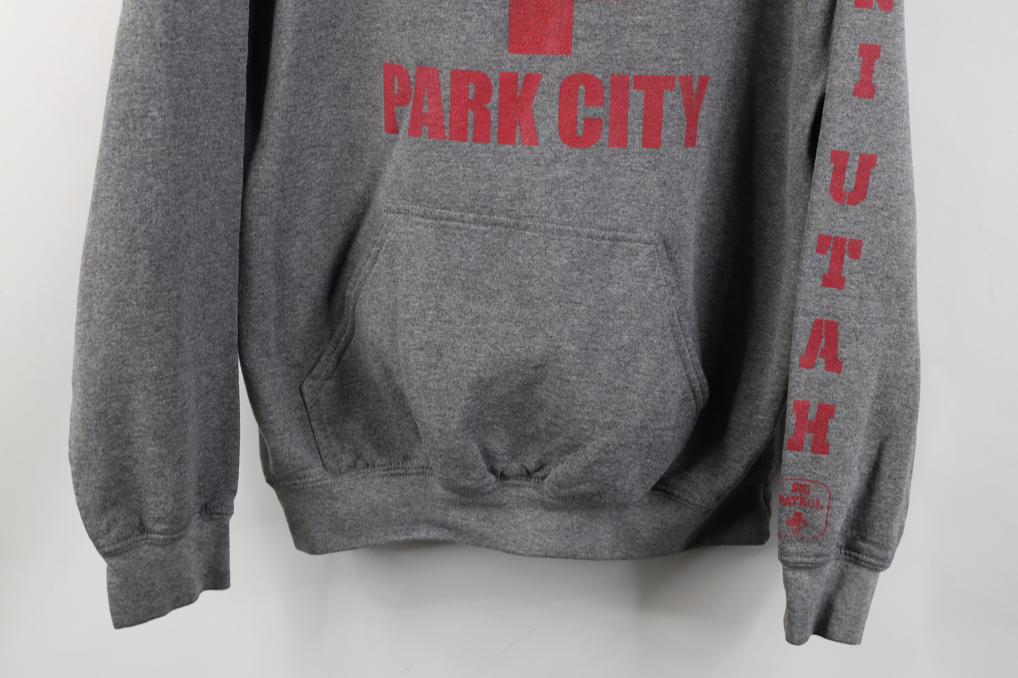 Vintage Vintage Y2K Park City Utah Hoodie Sweatshirt Heather Gray Size US M / EU 48-50 / 2 - 3 Thumbnail