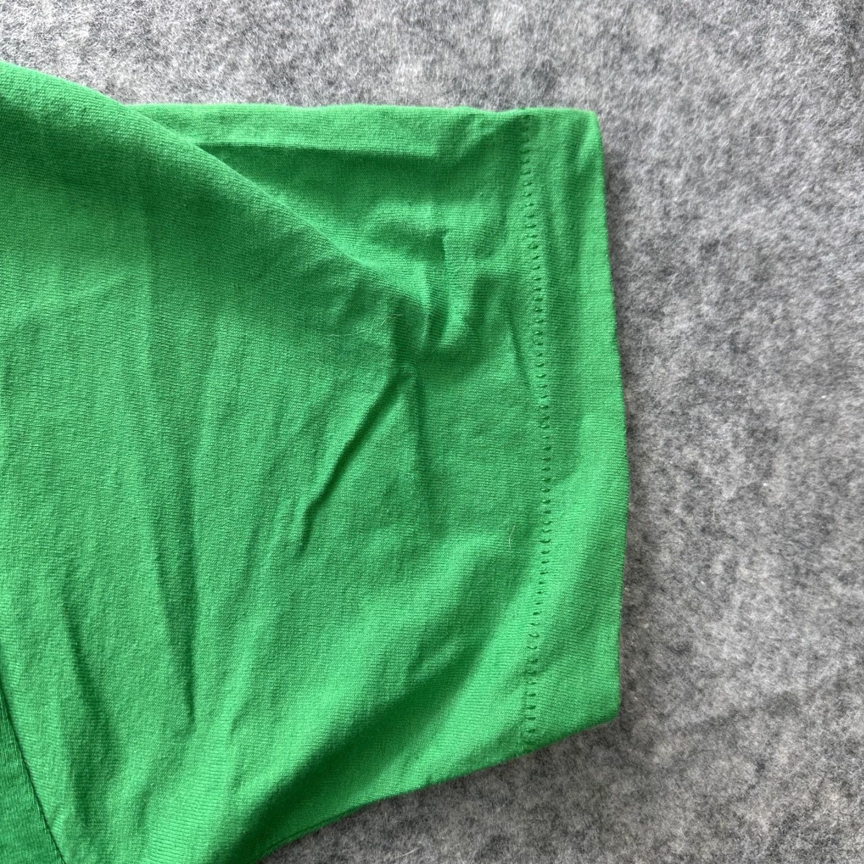 Fruit Of The Loom VINTAGE Brentwood Middle Shirt Mens Large Green Fruit Of The Loom 50/50 90s Size US L / EU 52-54 / 3 - 7 Thumbnail