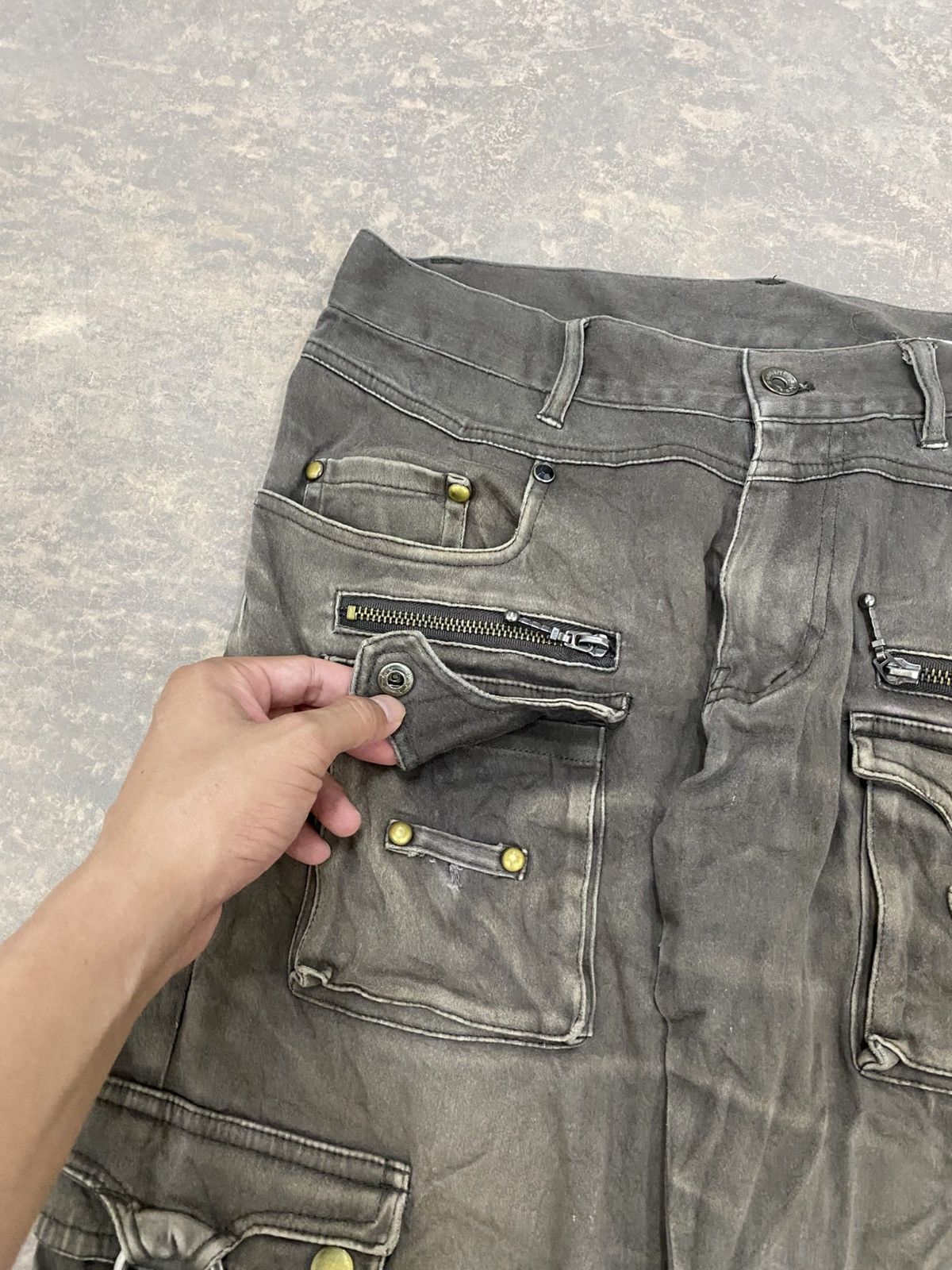 Le Grande Bleu (L.G.B.) 2000s -Semantic Design Punk Grunge Gothic Hysteric Pants Size US 31 - 9 Thumbnail