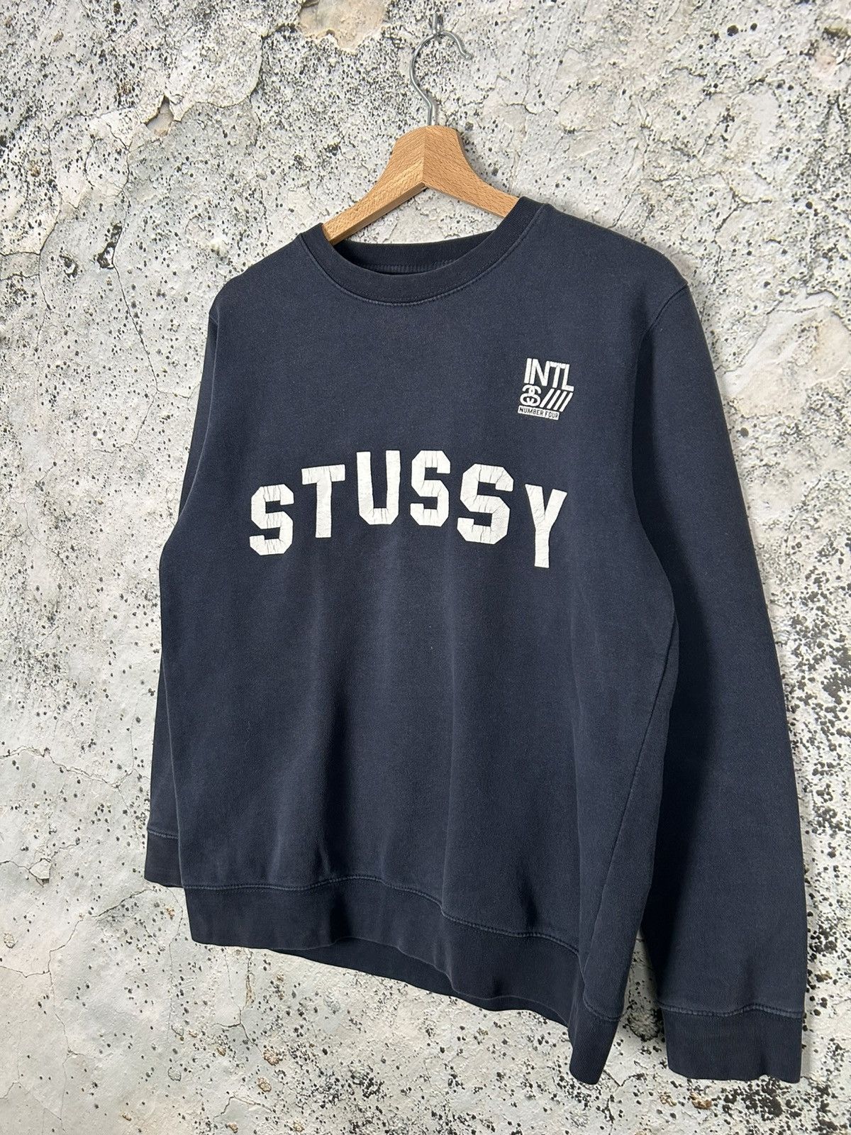 Stussy Stussy Crewneck Sweatshirt Rap Skate Boxy Fit Skate Size US S / EU 44-46 / 1 - 2 Thumbnail