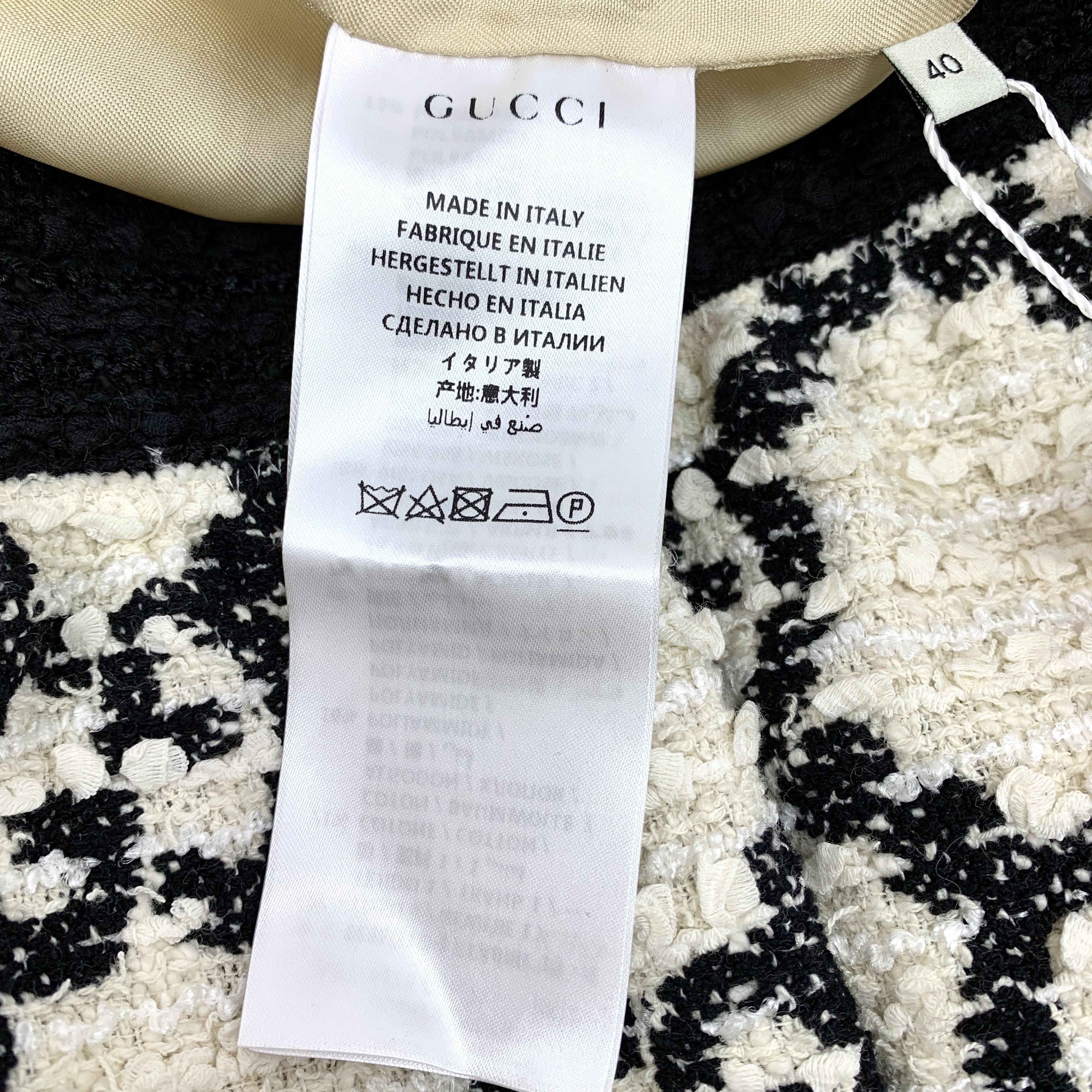 Gucci Gucci Jacket – Colorblock Cotton Button-Up Jacket (Size M) Size M / US 6-8 / IT 42-44 - 4 Thumbnail