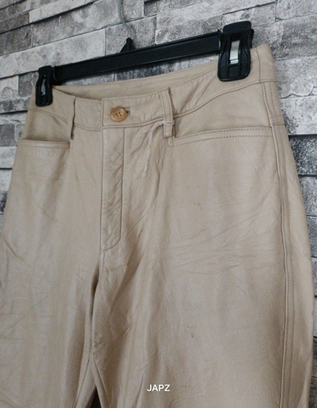 SHIPS Ships reguler leather pants for woman Size 26" / US 2 / IT 38 - 2 Thumbnail