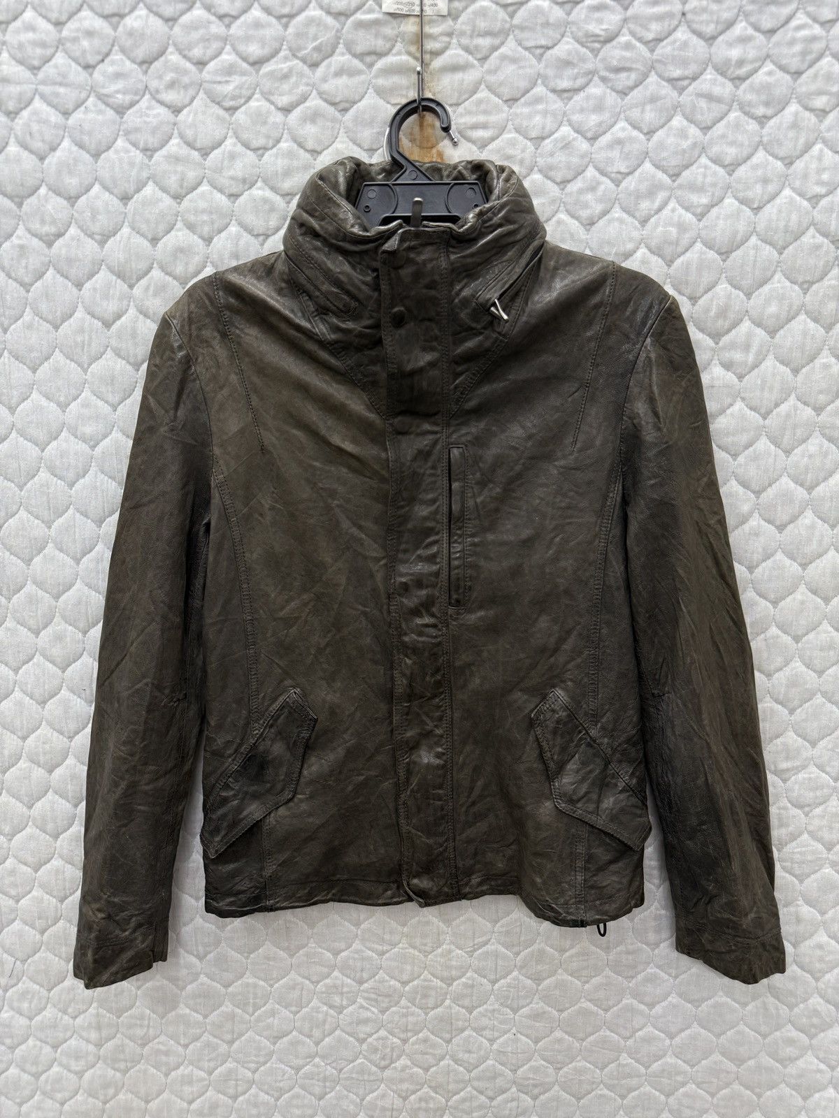 Solid Homme 🔥🔥🔥ARCHIVE SOLID HOMME WOOYOUNGMI BONO LEATHER JACKET Size US S / EU 44-46 / 1 - 1 Thumbnail