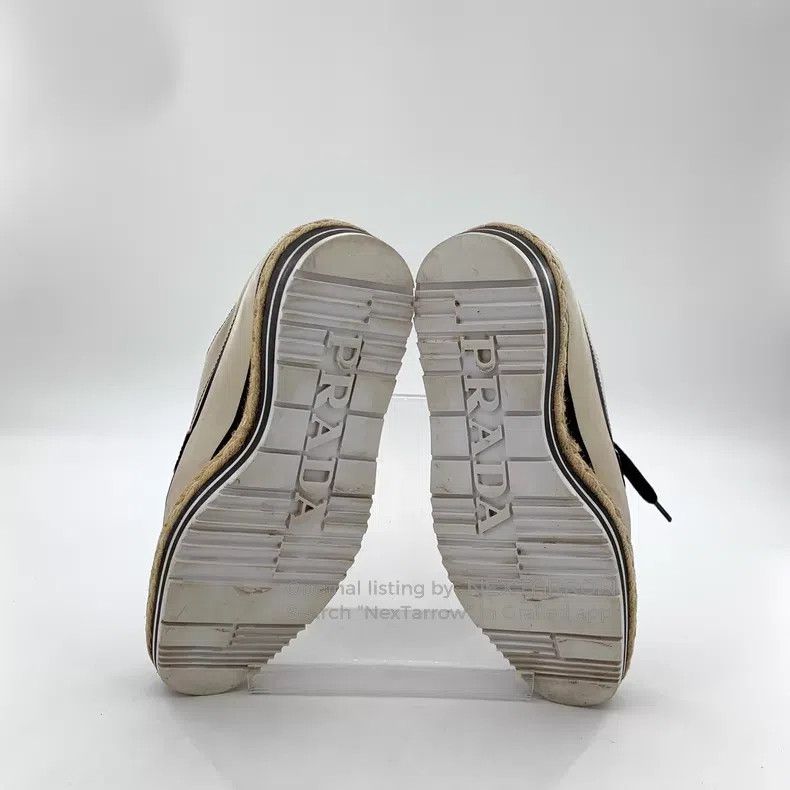 Prada Prada Colour-matched thick-soled lace-up muffin shoes Size US 4.5 / IT 34.5 - 5 Thumbnail