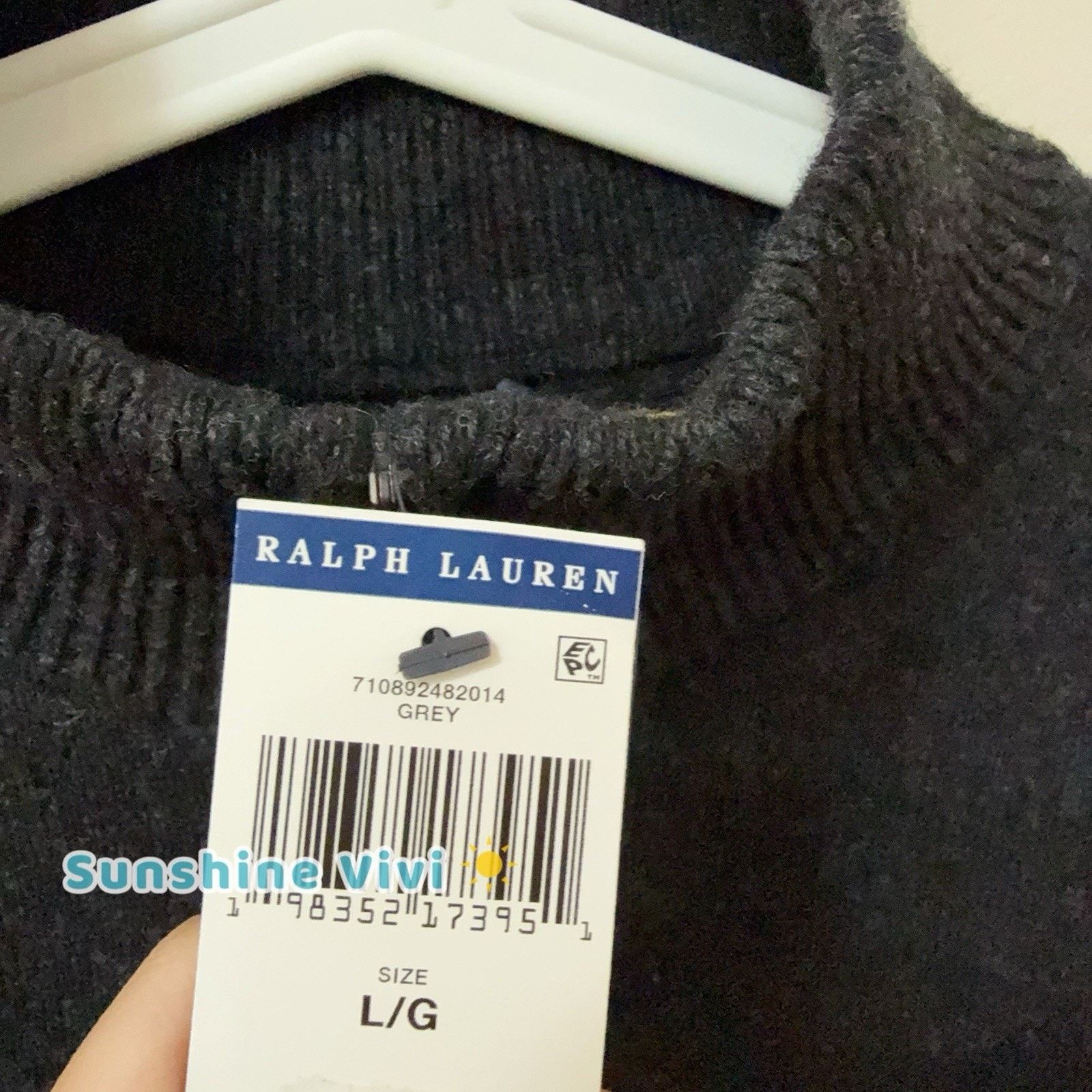 Polo Ralph Lauren NWT Polo Ralph Lauren Men Wool Quarter Zip Sweater Grey L Size US L / EU 52-54 / 3 - 4 Thumbnail