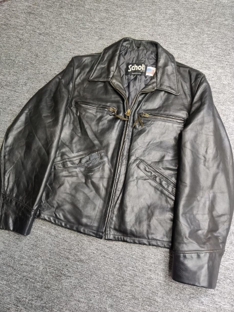 Schott Vintage Schott NYC Leather Jacket Size US M / EU 48-50 / 2 - 8 Thumbnail