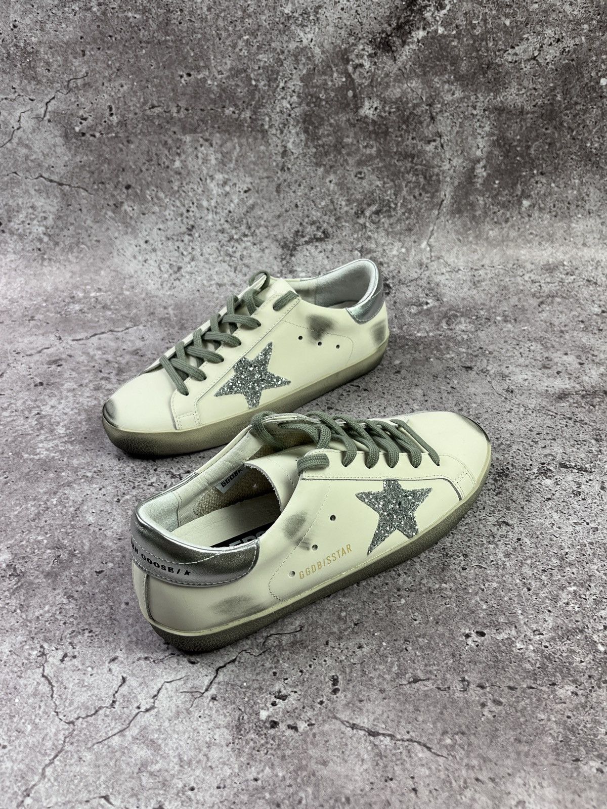 Golden Goose Superstar Leather Low Top Sneakers Size US 8 / IT 38 - 1 Thumbnail
