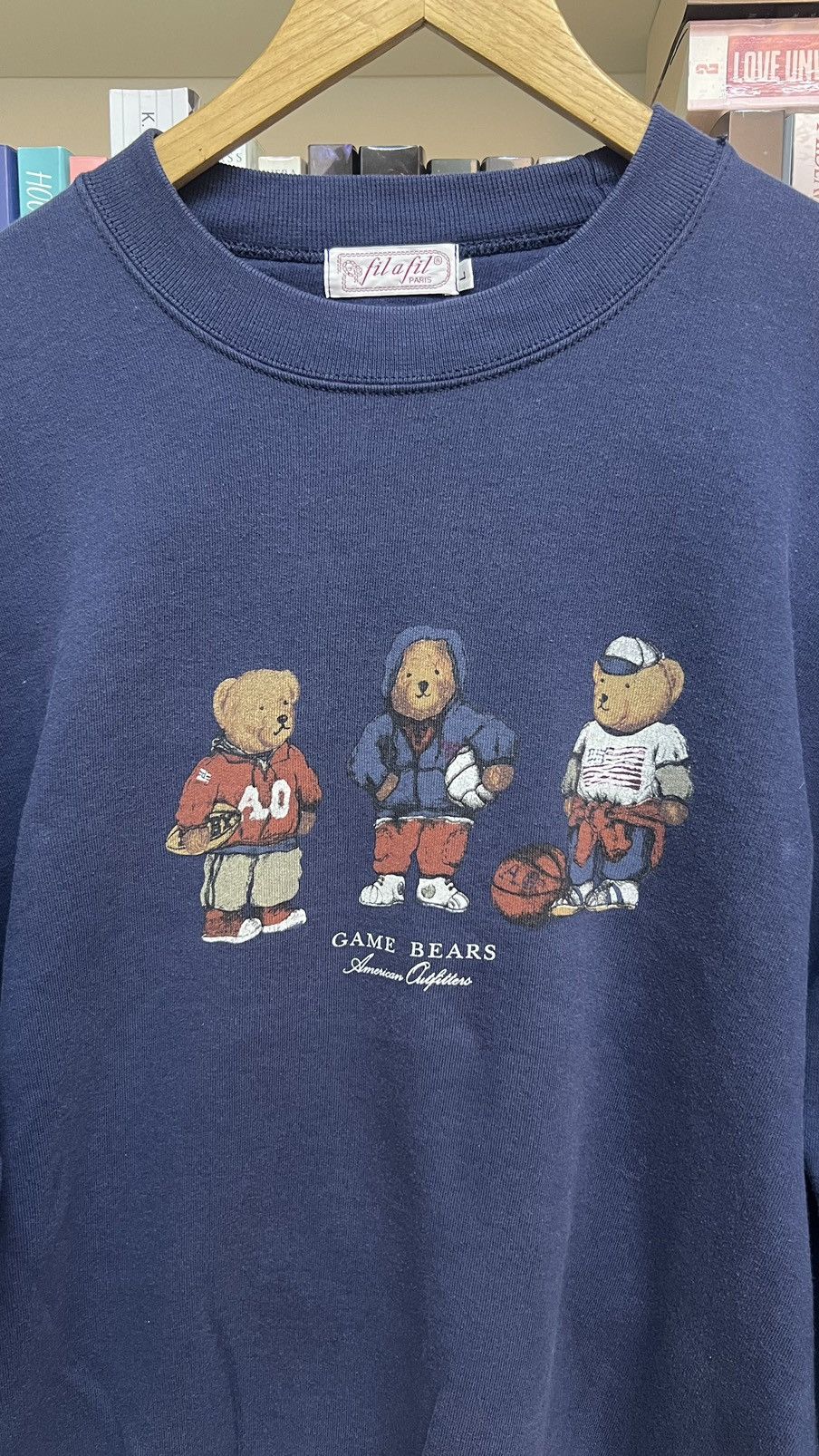 Japanese Brand Fil A Fil Paris Polo Bear Sweatshirt Size US L / EU 52-54 / 3 - 3 Thumbnail