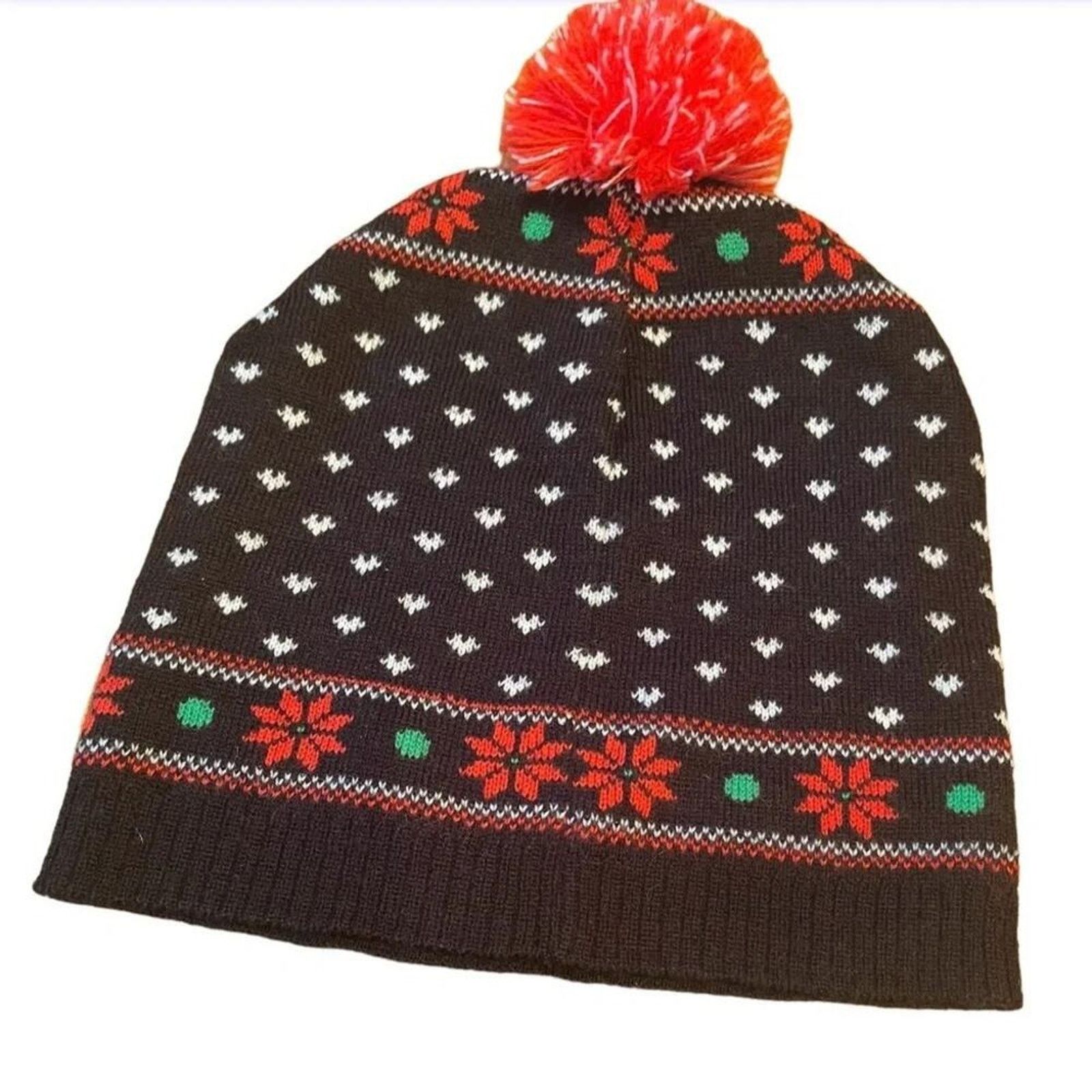 The Unbranded Brand "Dear Santa I can explain" pompom beanie Size ONE SIZE - 2 Thumbnail