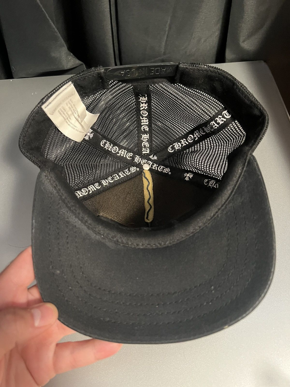 Chrome Hearts Chrome Hearts Black Hollywood USA Hat Size ONE SIZE - 5 Thumbnail