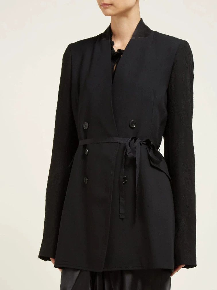 Ann Demeulemeester Embroidered jacquard suits for men and