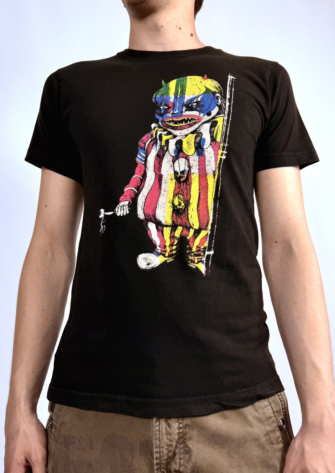 Band Tees Vintage 00s Hellbent Clown Movie Horror Graphic Tee Shirt Size US S / EU 44-46 / 1 - 1 Thumbnail