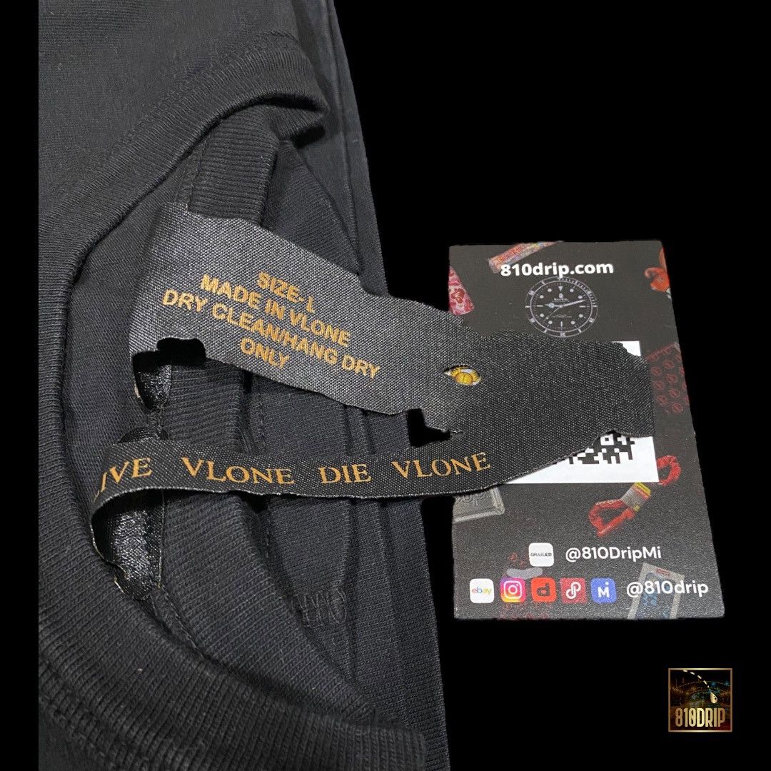 Vlone Vlone Yellow Staple Tee Black (L) Size US L / EU 52-54 / 3 - 4 Thumbnail