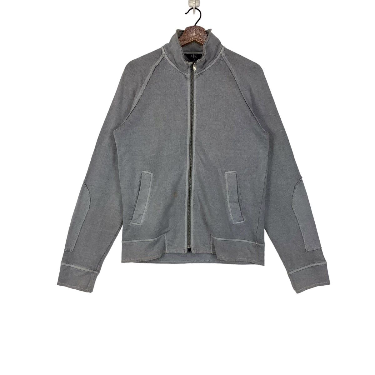 Calvin Klein × Vintage Vintage Calvin Klein Deconstructed Zip Up Jacket Size US S / EU 44-46 / 1 - 1 Thumbnail