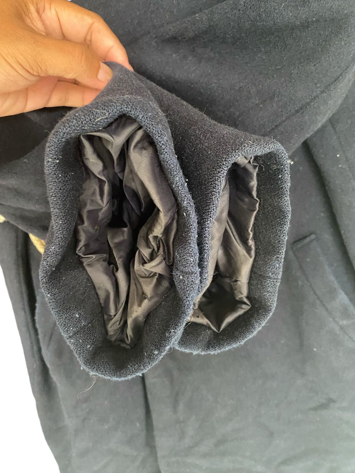 Issey Miyake Rare🔥SUNAO KUWAHARA Fur Trim Wool Hoodie Jacket (M) Size US M / EU 48-50 / 2 - 9 Thumbnail
