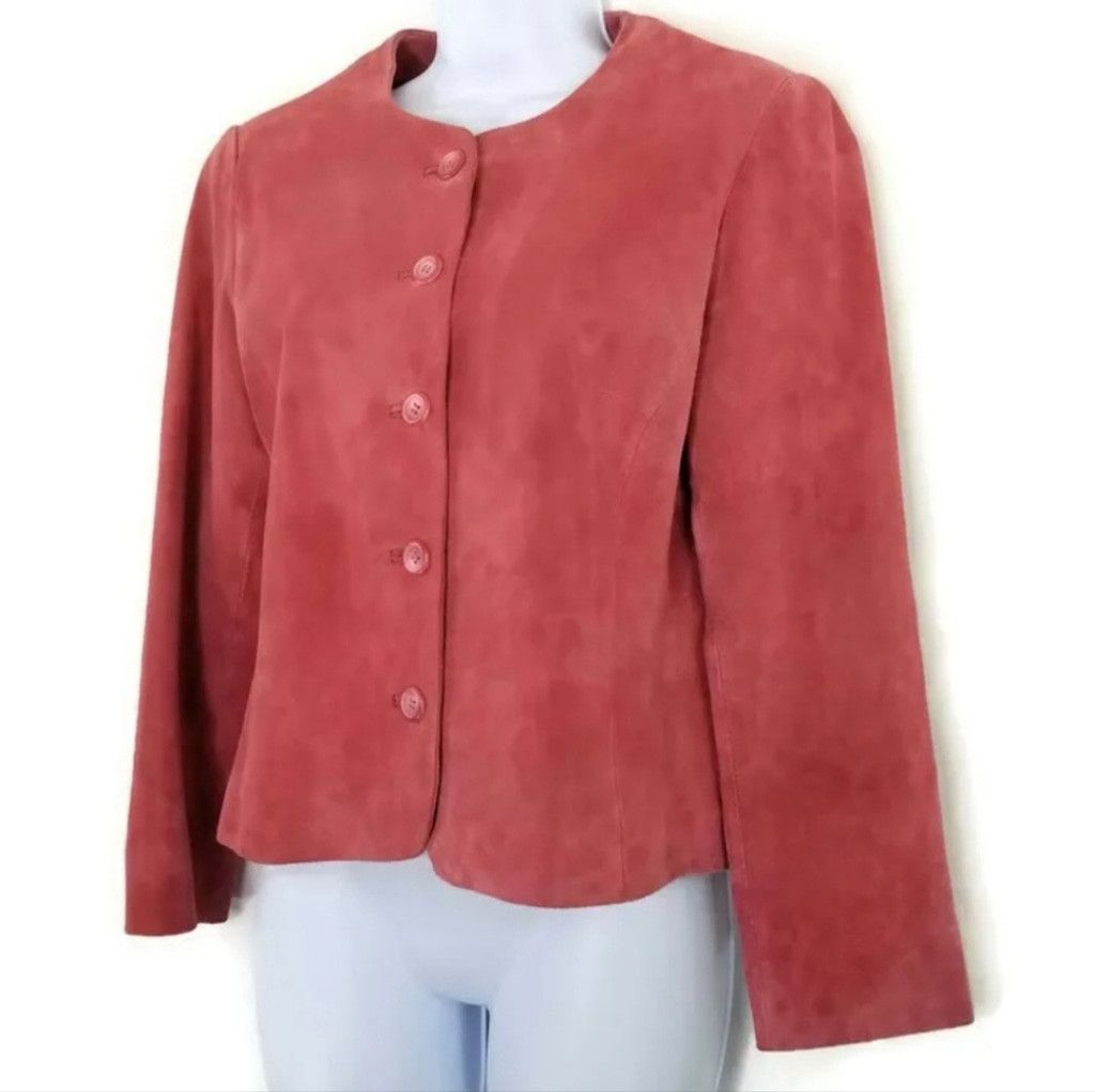 Pendleton 1980's Pendleton 100% leather vintage wine 5 button jacket M Size M / US 6-8 / IT 42-44 - 1 Thumbnail