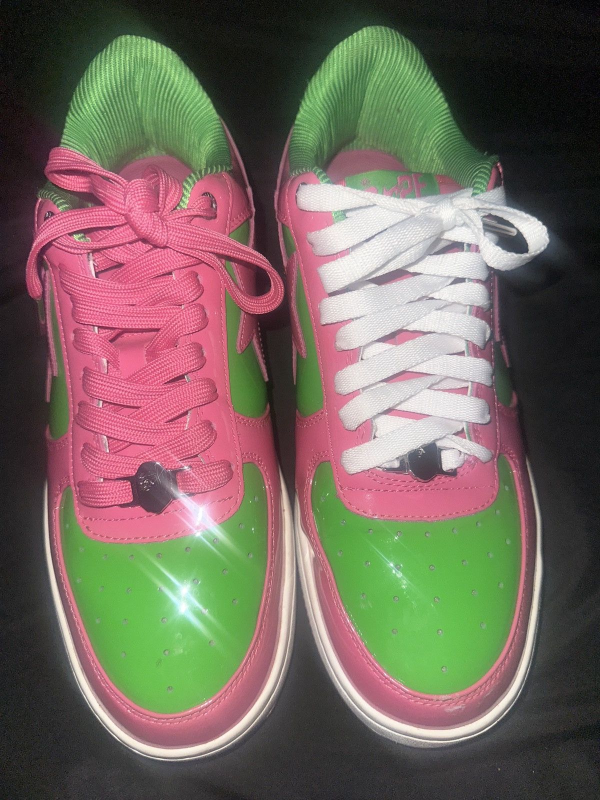 Bape Bapesta #1 M1 ‘Pink’ Size US 12 / EU 45 - 3 Thumbnail