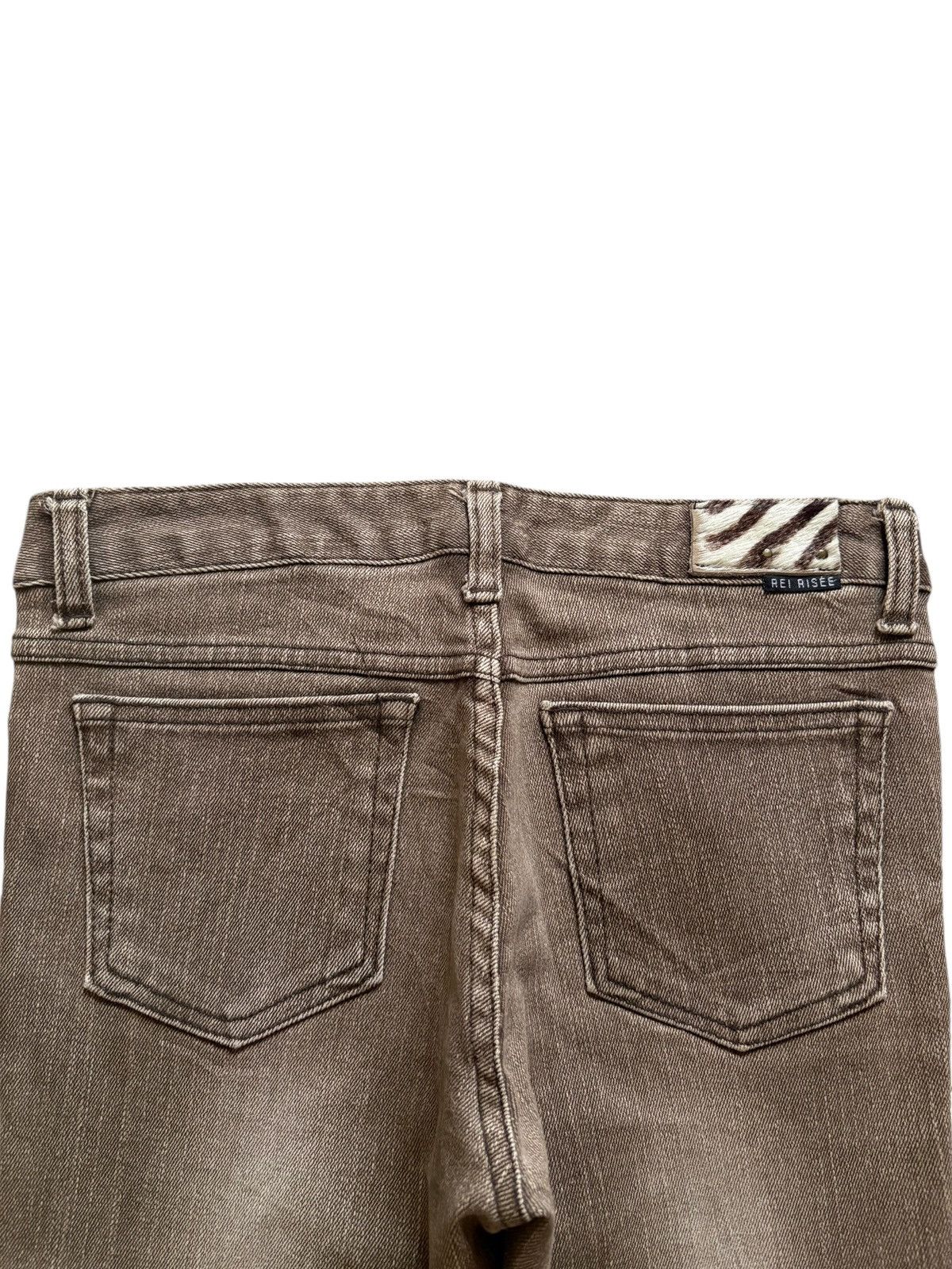 Japanese Brand Vintage Japanese Brand Faded Wash Distressed Flare Jeans Size 28" / US 6 / IT 42 - 8 Thumbnail