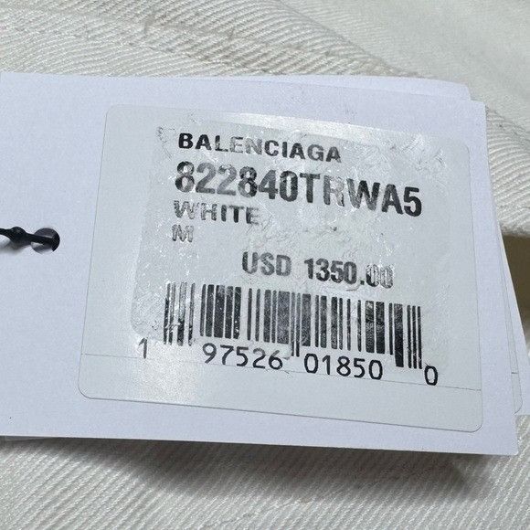 Balenciaga Balenciaga Logo-Embroidered Shirt Jacket White Men’s Medium Size US M / EU 48-50 / 2 - 3 Thumbnail