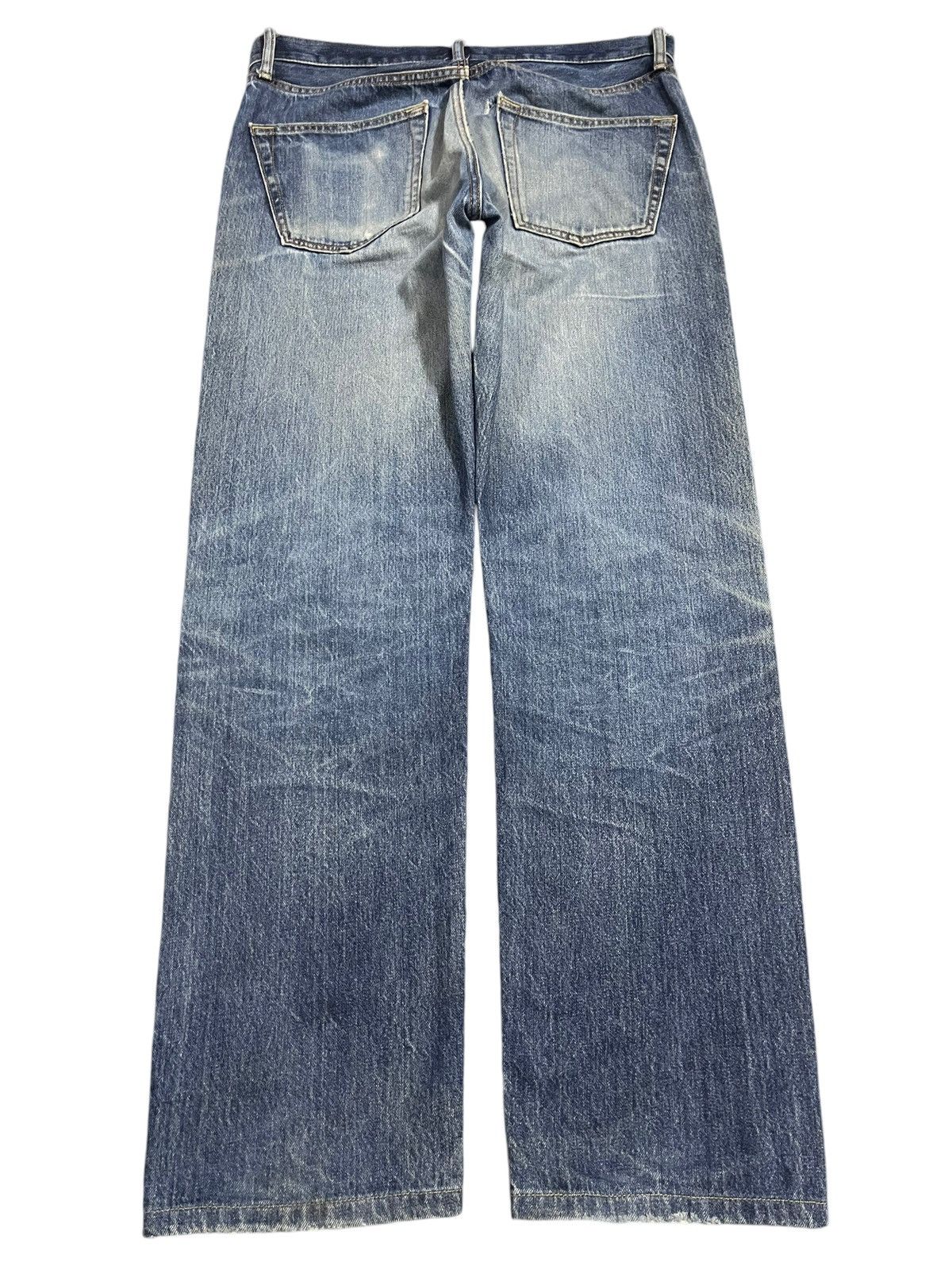 Uniqlo Vintage Japanese Uniqlo Blue Mud Wash Style Loose Jeans Size US 34 / EU 50 - 2 Thumbnail